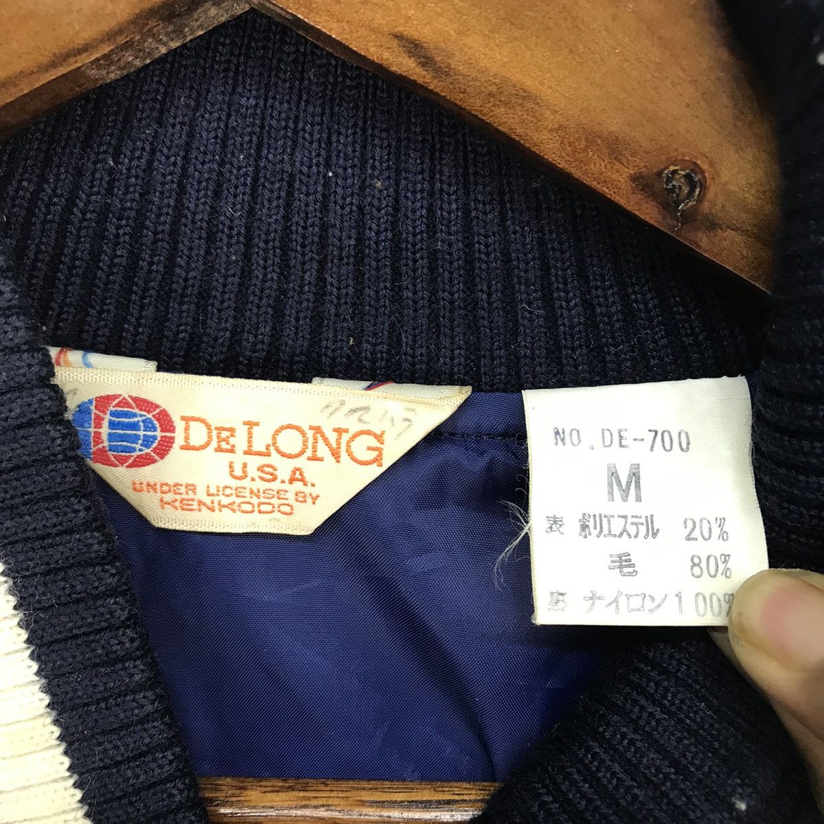 Delong Vintage Delong Varsity Jacket Size US M / EU 48-50 / 2 - 11 Thumbnail