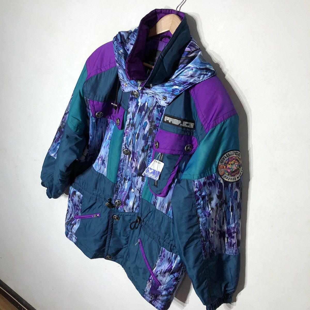 Japanese Brand FABLICE CHAMPION TEAM SKI JACKET RARE COLOUR KANYE STYLE Size US L / EU 52-54 / 3 - 4 Thumbnail