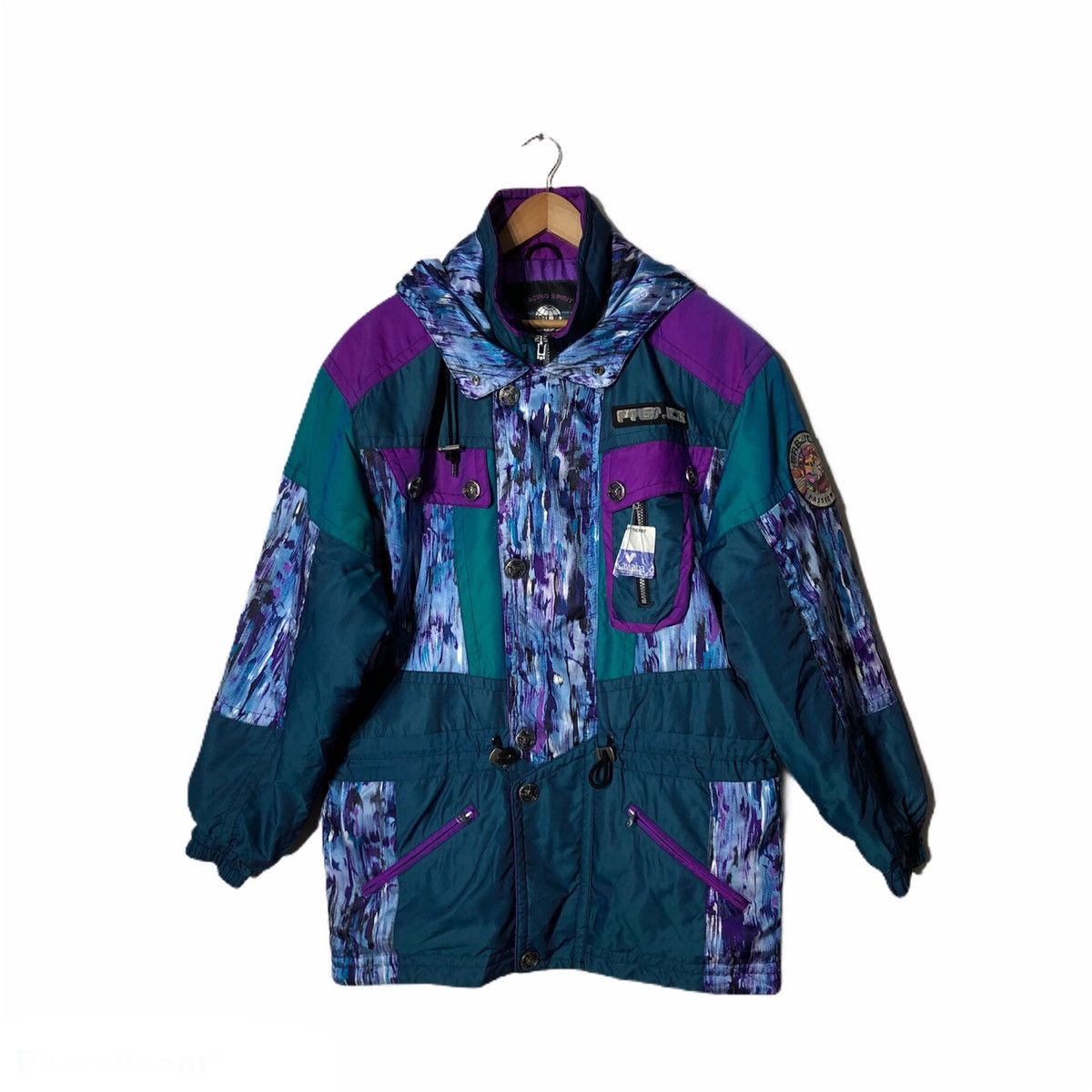 Japanese Brand FABLICE CHAMPION TEAM SKI JACKET RARE COLOUR KANYE STYLE Size US L / EU 52-54 / 3 - 1 Thumbnail