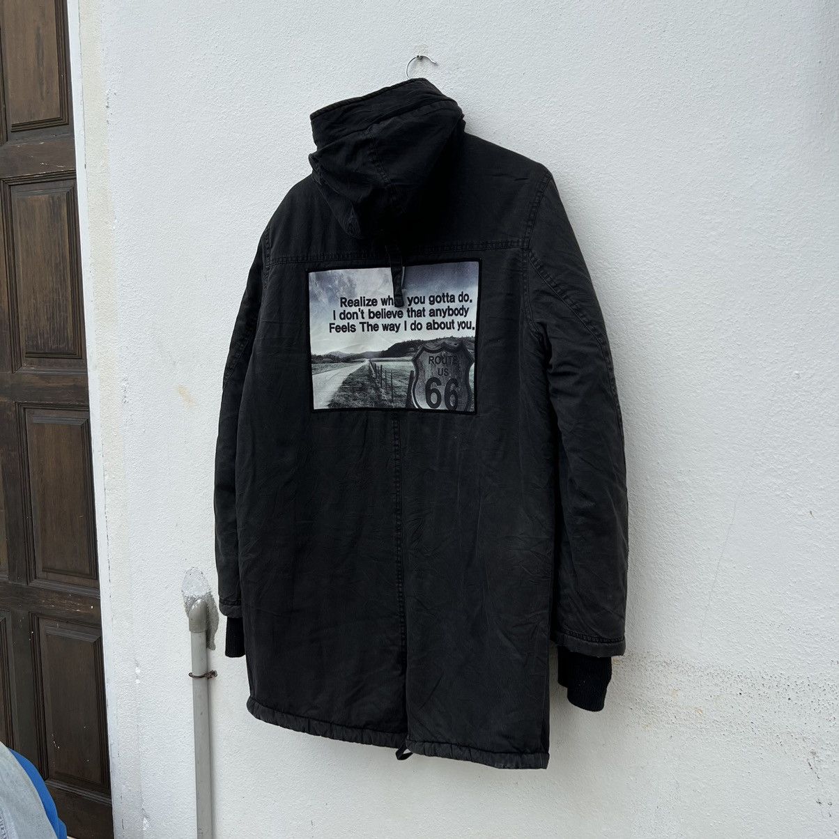 Japanese Brand C’MONUNCOMMON PARKA FISH TAIL JACKET BIG LOGO PUNK DESIGN Size US M / EU 48-50 / 2 - 2 Thumbnail