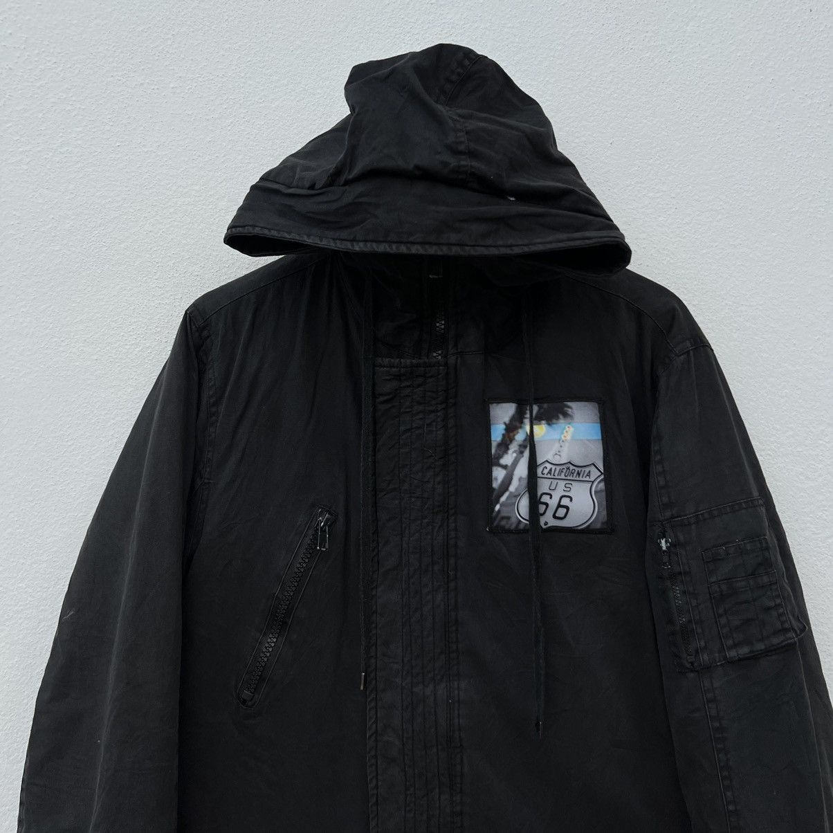 Japanese Brand C’MONUNCOMMON PARKA FISH TAIL JACKET BIG LOGO PUNK DESIGN Size US M / EU 48-50 / 2 - 7 Thumbnail
