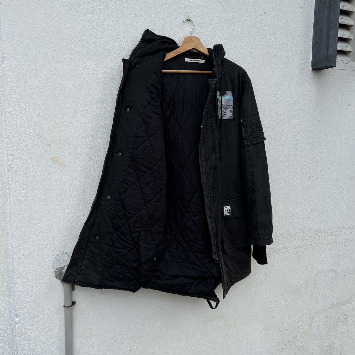 Japanese Brand C’MONUNCOMMON PARKA FISH TAIL JACKET BIG LOGO PUNK DESIGN Size US M / EU 48-50 / 2 - 12 Thumbnail