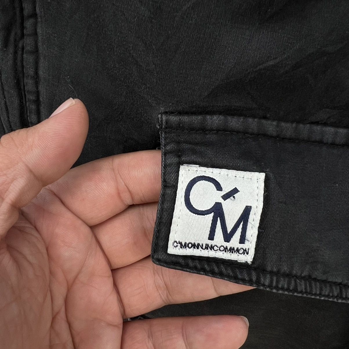 Japanese Brand C’MONUNCOMMON PARKA FISH TAIL JACKET BIG LOGO PUNK DESIGN Size US M / EU 48-50 / 2 - 10 Thumbnail