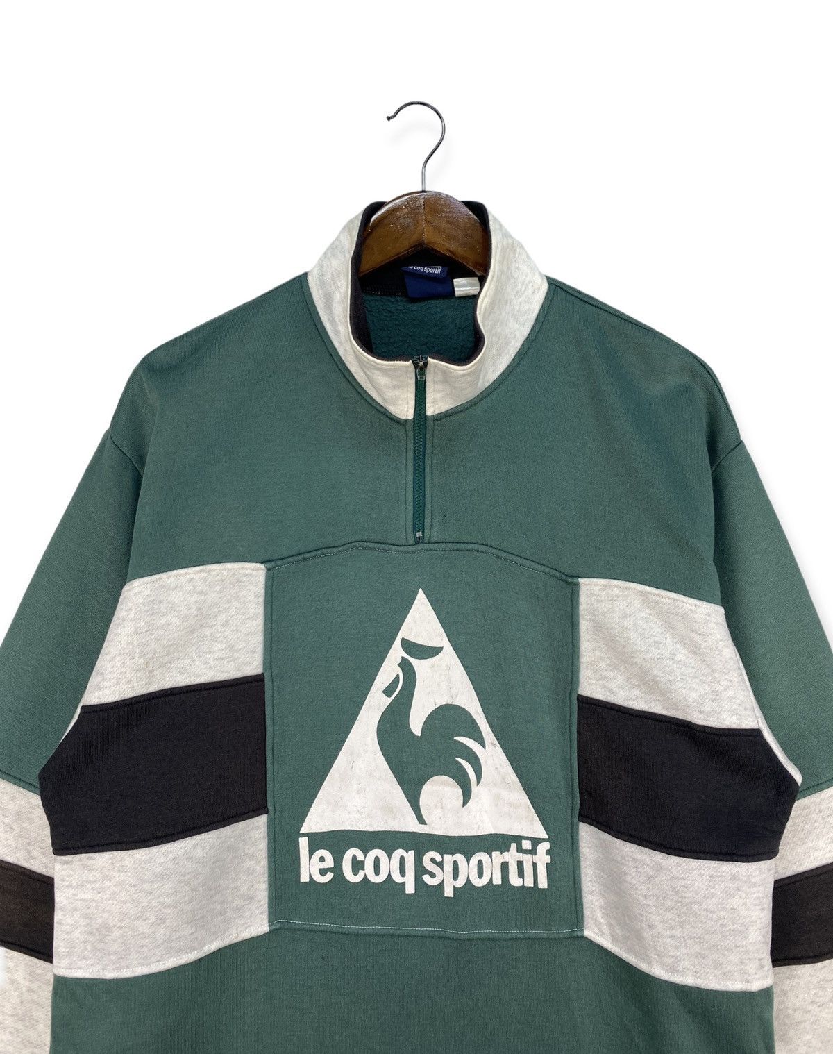 Le Coq Sportif Vintage Lecoqsportif Half Zip Size US M / EU 48-50 / 2 - 2 Thumbnail