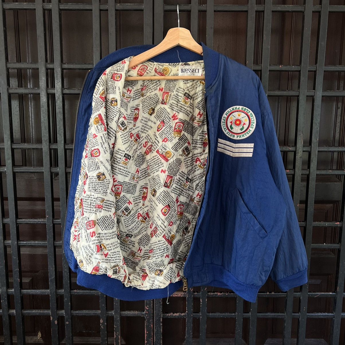 Vintage VINTAGE PHANTOM COLLECTIONS BIG LOGO VARSITY BOMBER JACKET Size US L / EU 52-54 / 3 - 9 Thumbnail