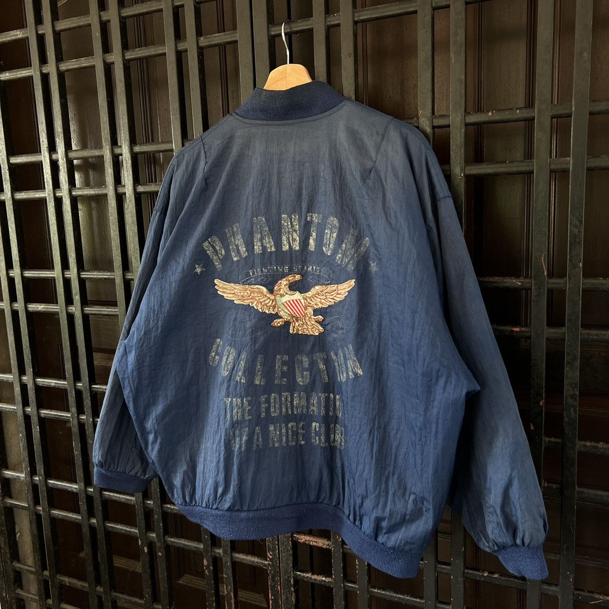 Vintage VINTAGE PHANTOM COLLECTIONS BIG LOGO VARSITY BOMBER JACKET Size US L / EU 52-54 / 3 - 7 Thumbnail