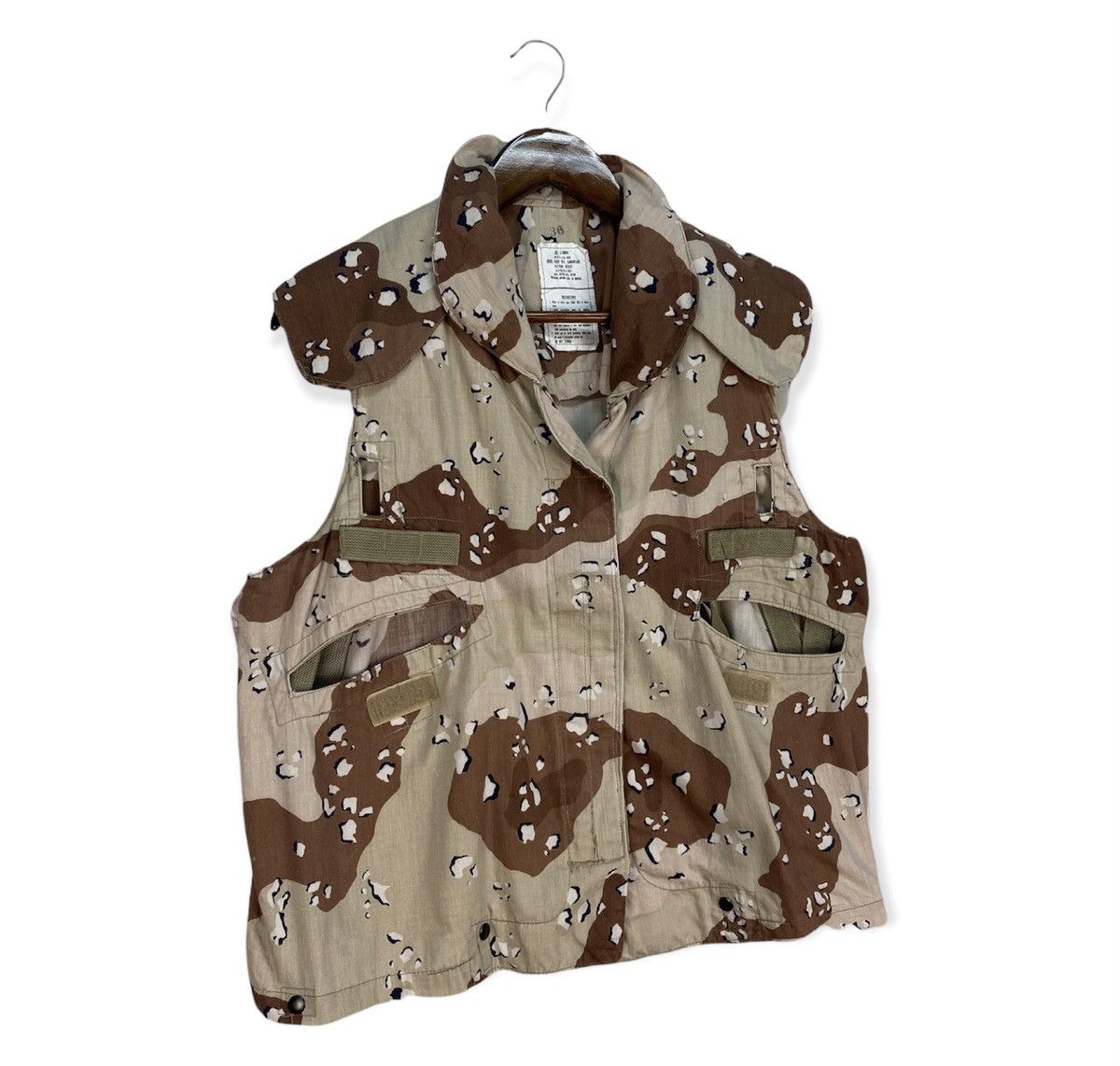 Vintage Vintage US Army Desert Storm PASGT Flak Vest Cover Size US XS / EU 42 / 0 - 4 Thumbnail