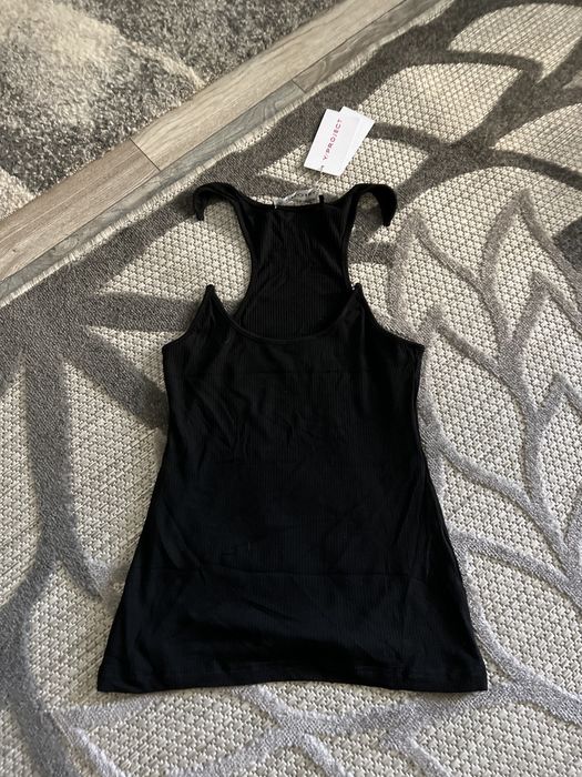 Y/Project Y/Project Black Invisible Strap Tank Top Grailed