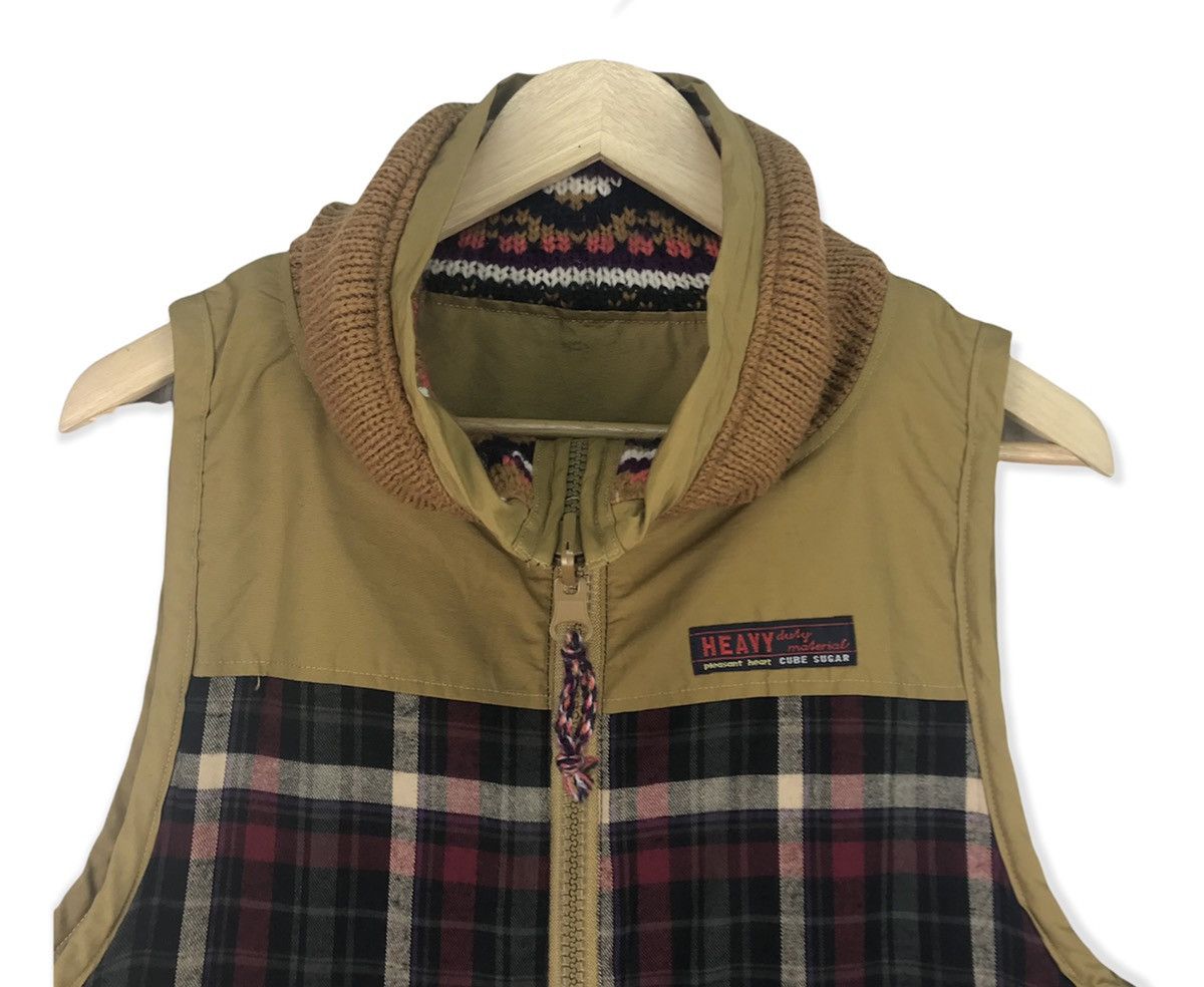 Japanese Brand Cube Sugar Fleece Reversible Vest Size US S / EU 44-46 / 1 - 6 Thumbnail