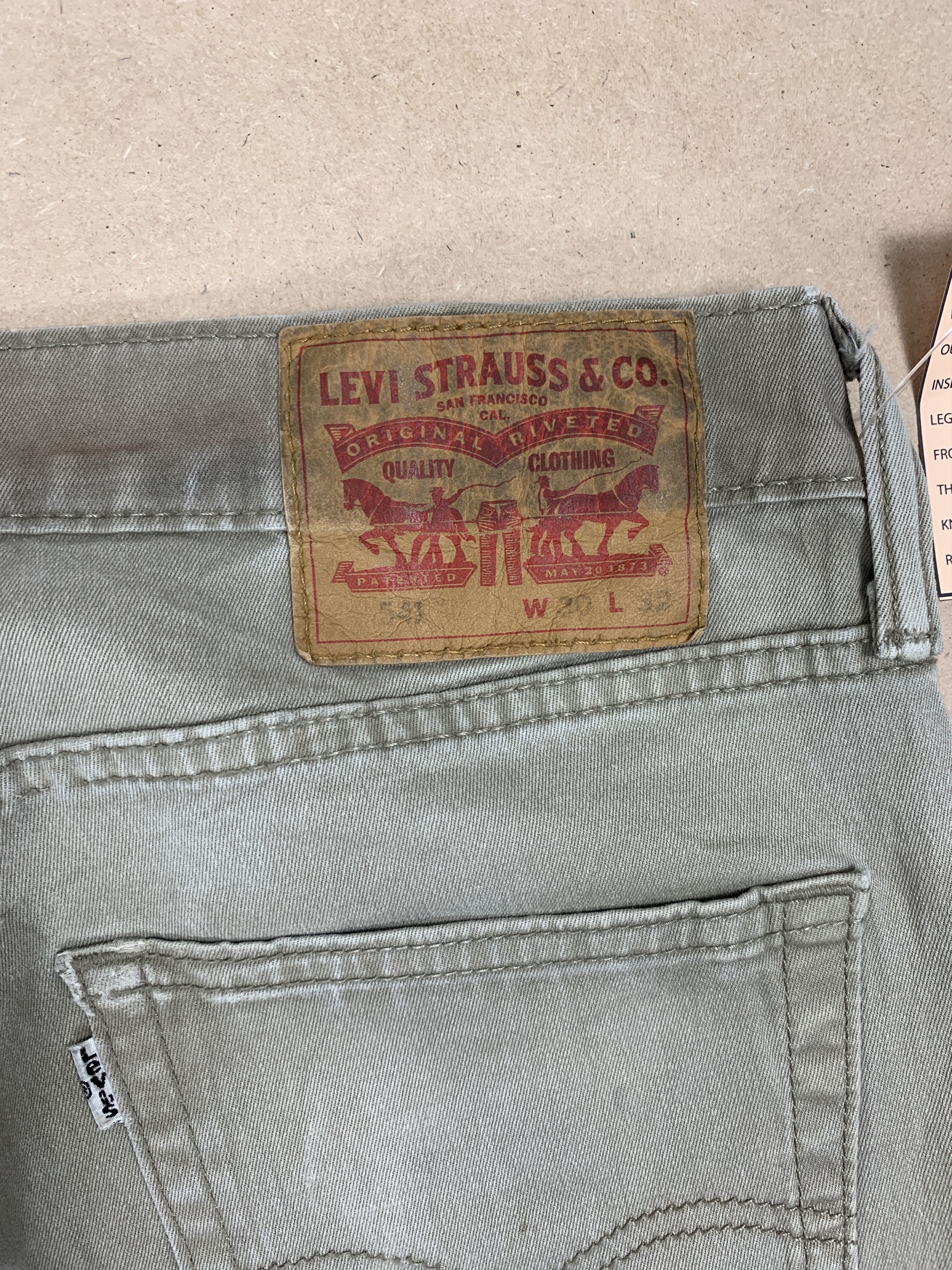 Levi's Vintage LEVI'S 541 Silver Tab Distressed Grey Jeans Size US 28 / EU 44 - 8 Thumbnail