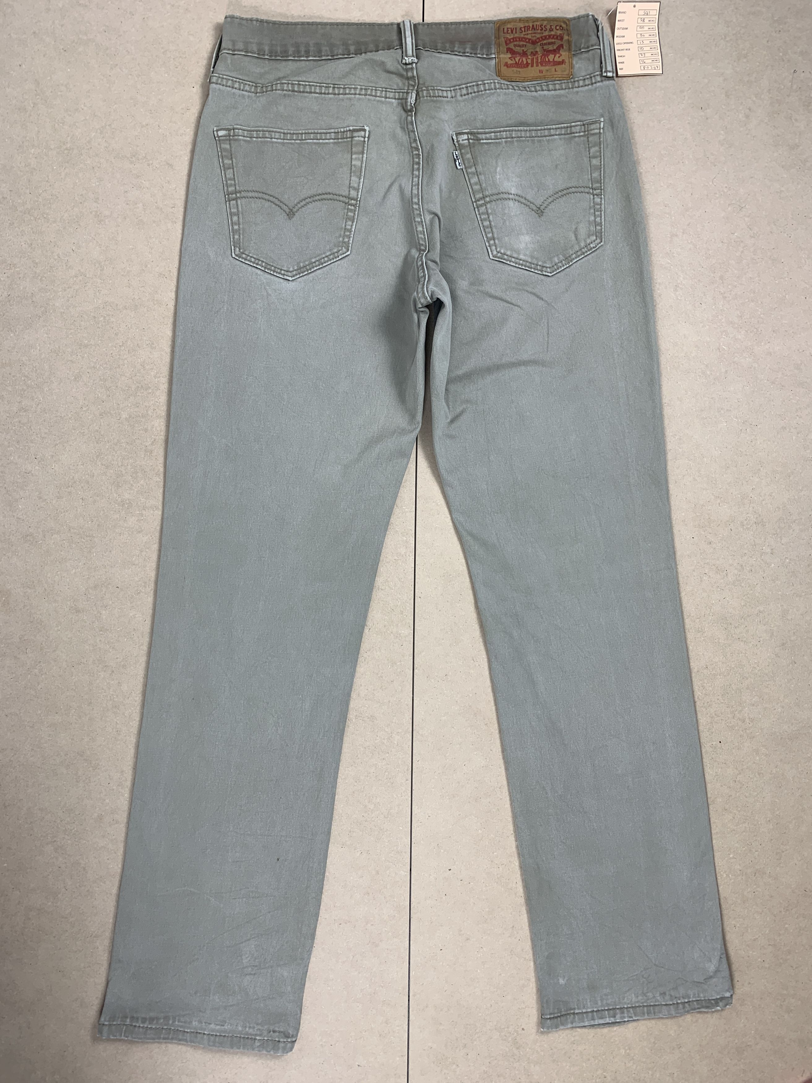 Levi's Vintage LEVI'S 541 Silver Tab Distressed Grey Jeans Size US 28 / EU 44 - 6 Thumbnail