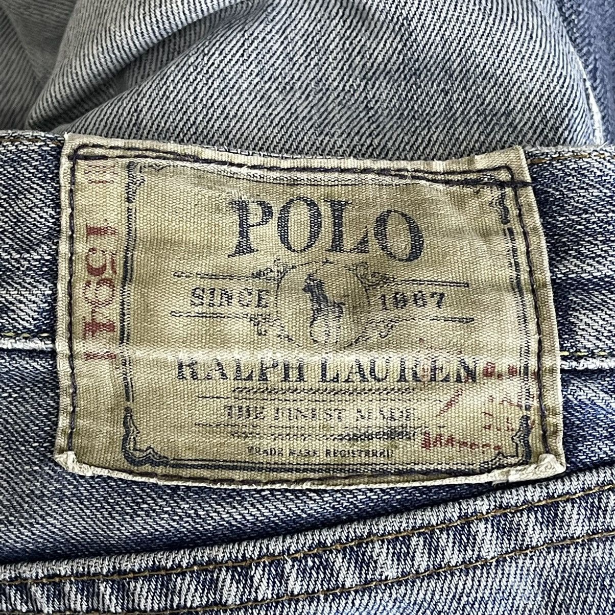 Polo Ralph Lauren 90s Polo Ralph Lauren Distressed Light Blue Wash Denim Size US 34 / EU 50 - 13 Thumbnail