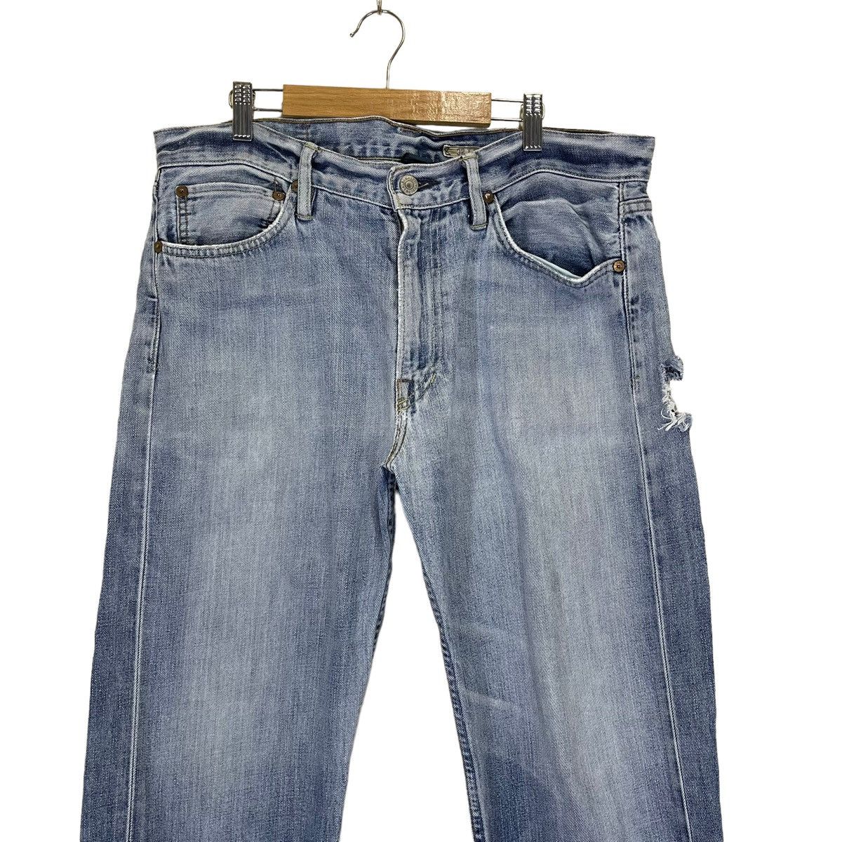 Polo Ralph Lauren 90s Polo Ralph Lauren Distressed Light Blue Wash Denim Size US 34 / EU 50 - 3 Thumbnail