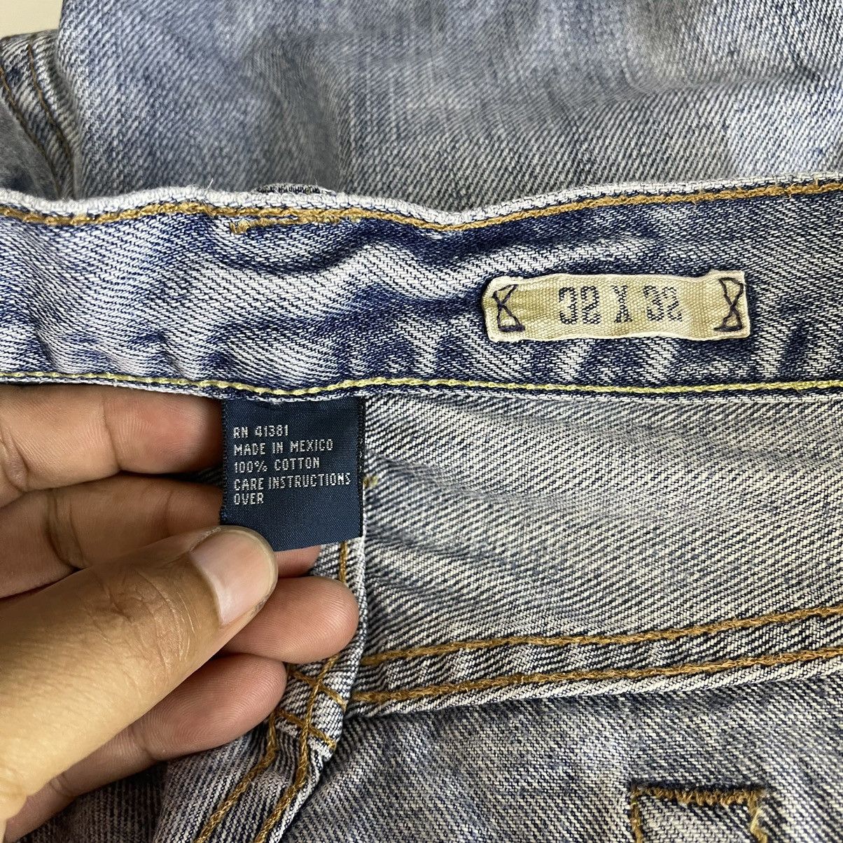 Polo Ralph Lauren 90s Polo Ralph Lauren Distressed Light Blue Wash Denim Size US 34 / EU 50 - 14 Thumbnail