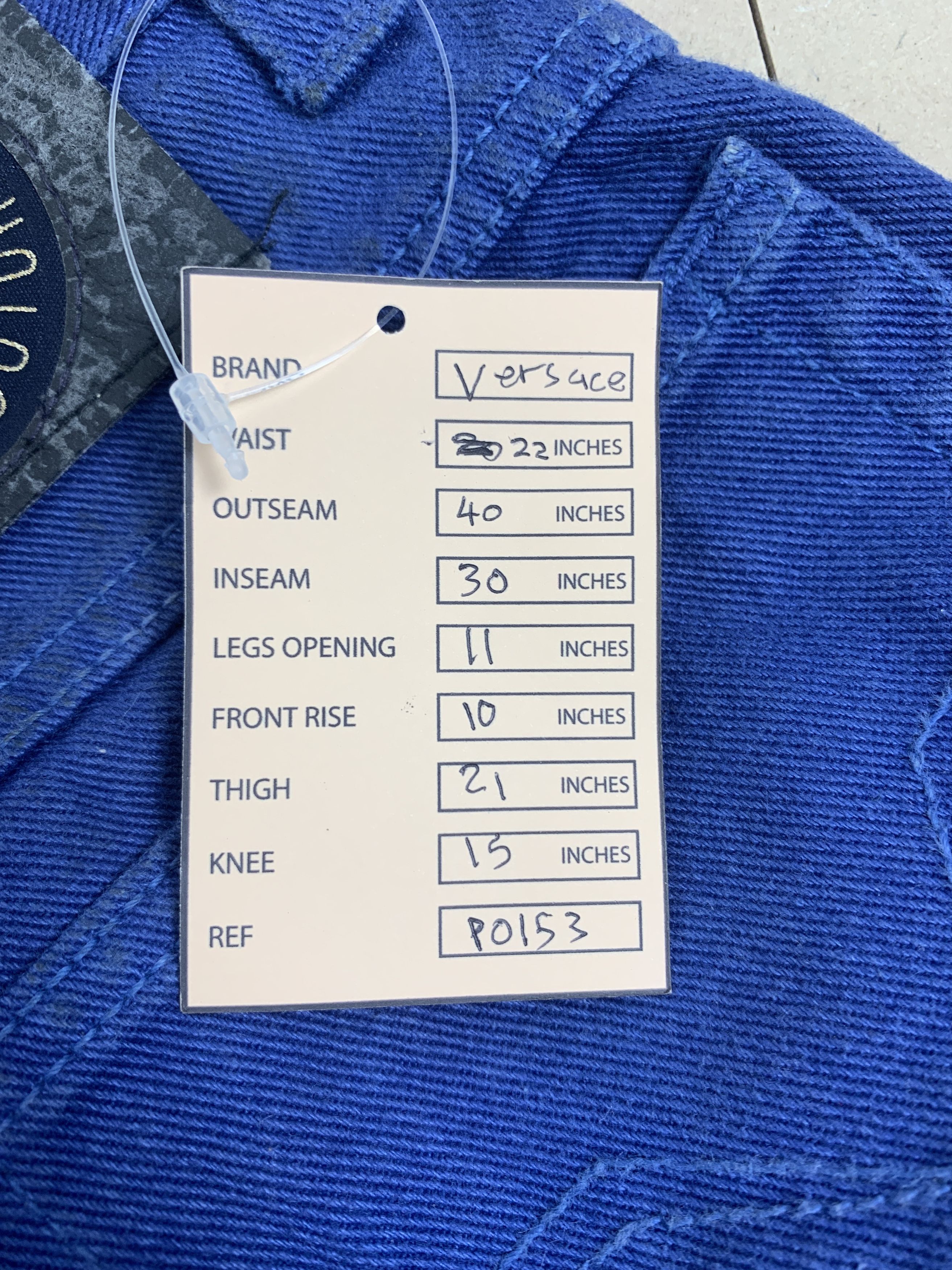 Versace Jeans Couture Vintage Versace Jeans Couture Striking Jeans Italy P0153 Size US 26 / EU 42 - 16 Thumbnail