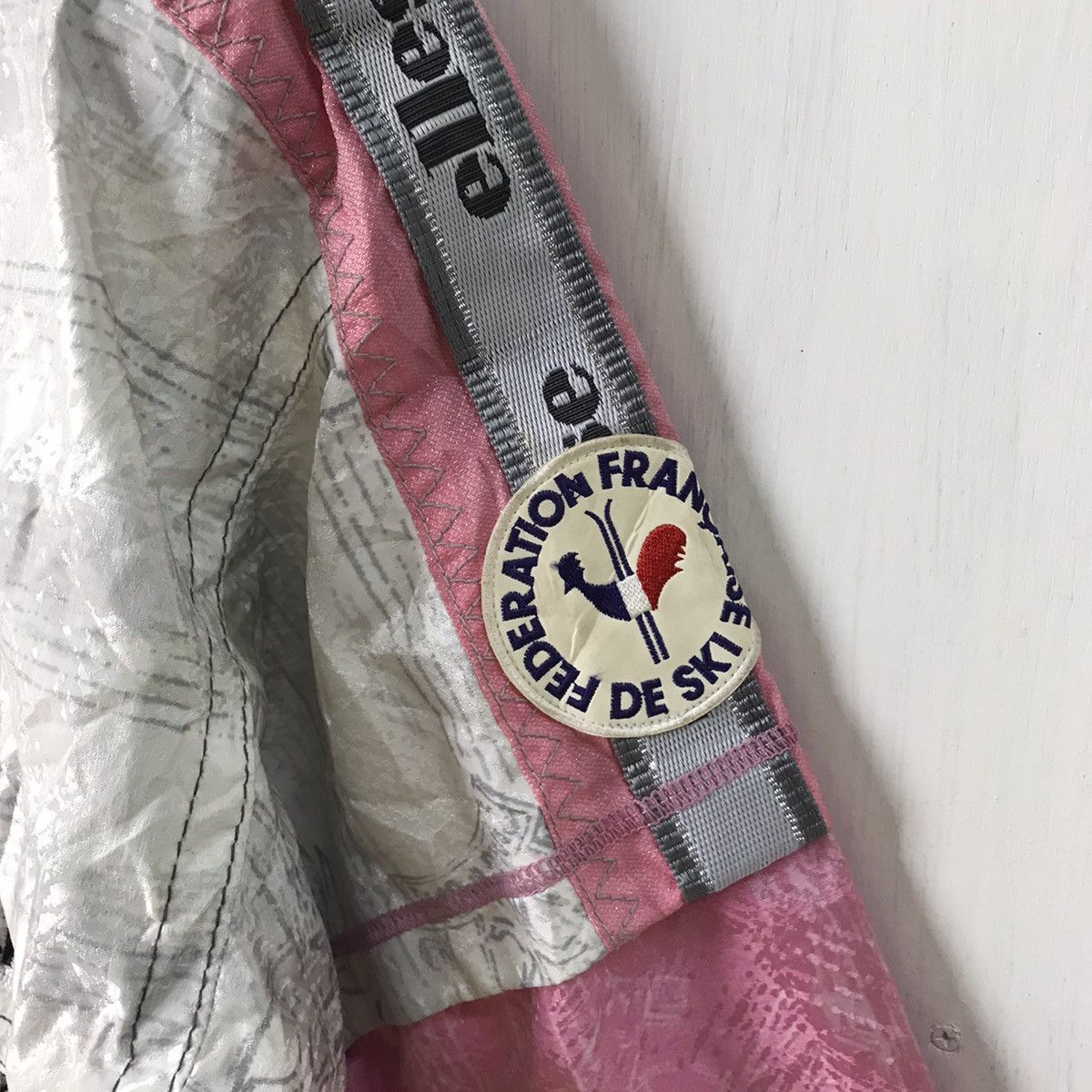 Ellesse × Vintage Vtg Ellesse Federation Francaise De Ski Jacket ESF Tag Heuer Size US S / EU 44-46 / 1 - 9 Thumbnail