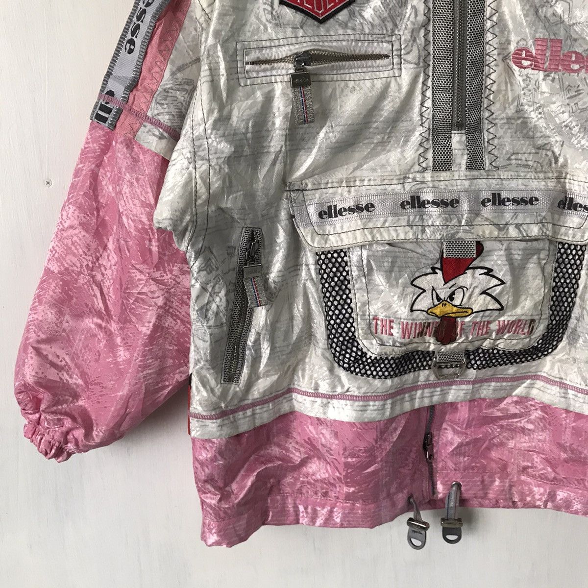 Ellesse × Vintage Vtg Ellesse Federation Francaise De Ski Jacket ESF Tag Heuer Size US S / EU 44-46 / 1 - 6 Thumbnail