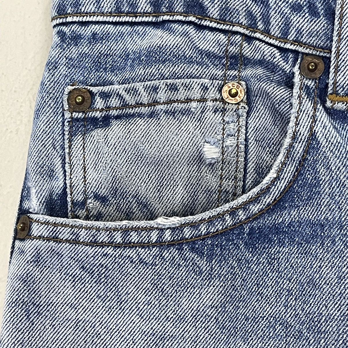 Levi's × Vintage 27x26.5 Vintage Levi's 359 Faded Dirty Denim Light Blue Size US 27 - 5 Thumbnail
