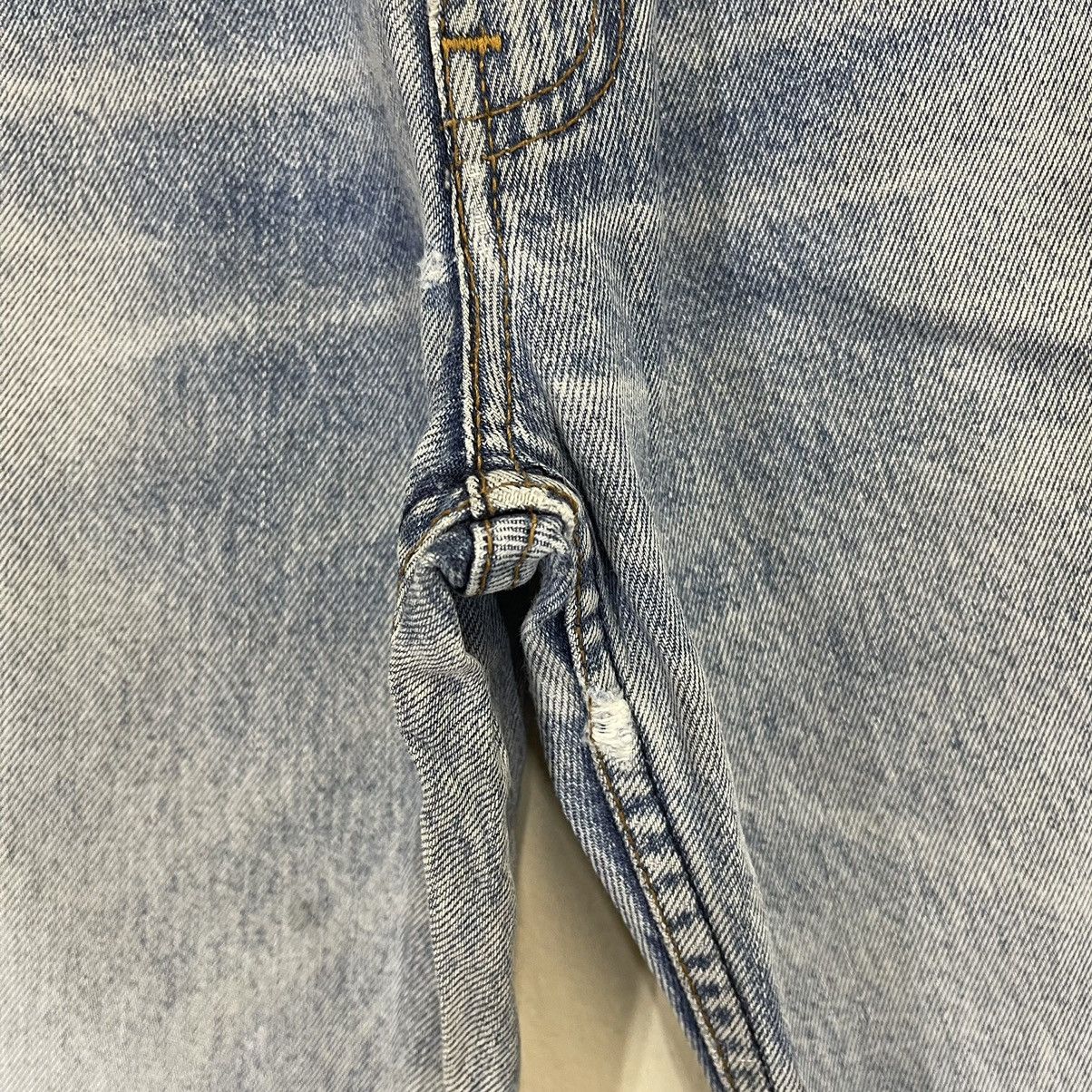 Levi's × Vintage 27x26.5 Vintage Levi's 359 Faded Dirty Denim Light Blue Size US 27 - 6 Thumbnail
