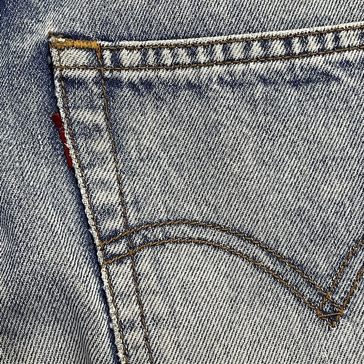 Levi's × Vintage 27x26.5 Vintage Levi's 359 Faded Dirty Denim Light Blue Size US 27 - 11 Thumbnail
