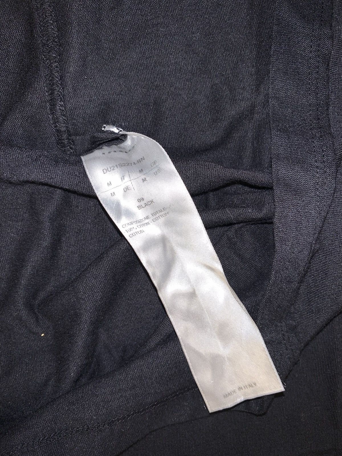 Rick Owens Drkshdw RICK OWENS DRKSHDW JUMBO SHIRT 21S-RN 09 BLACK DU21S Size US M / EU 48-50 / 2 - 2 Thumbnail