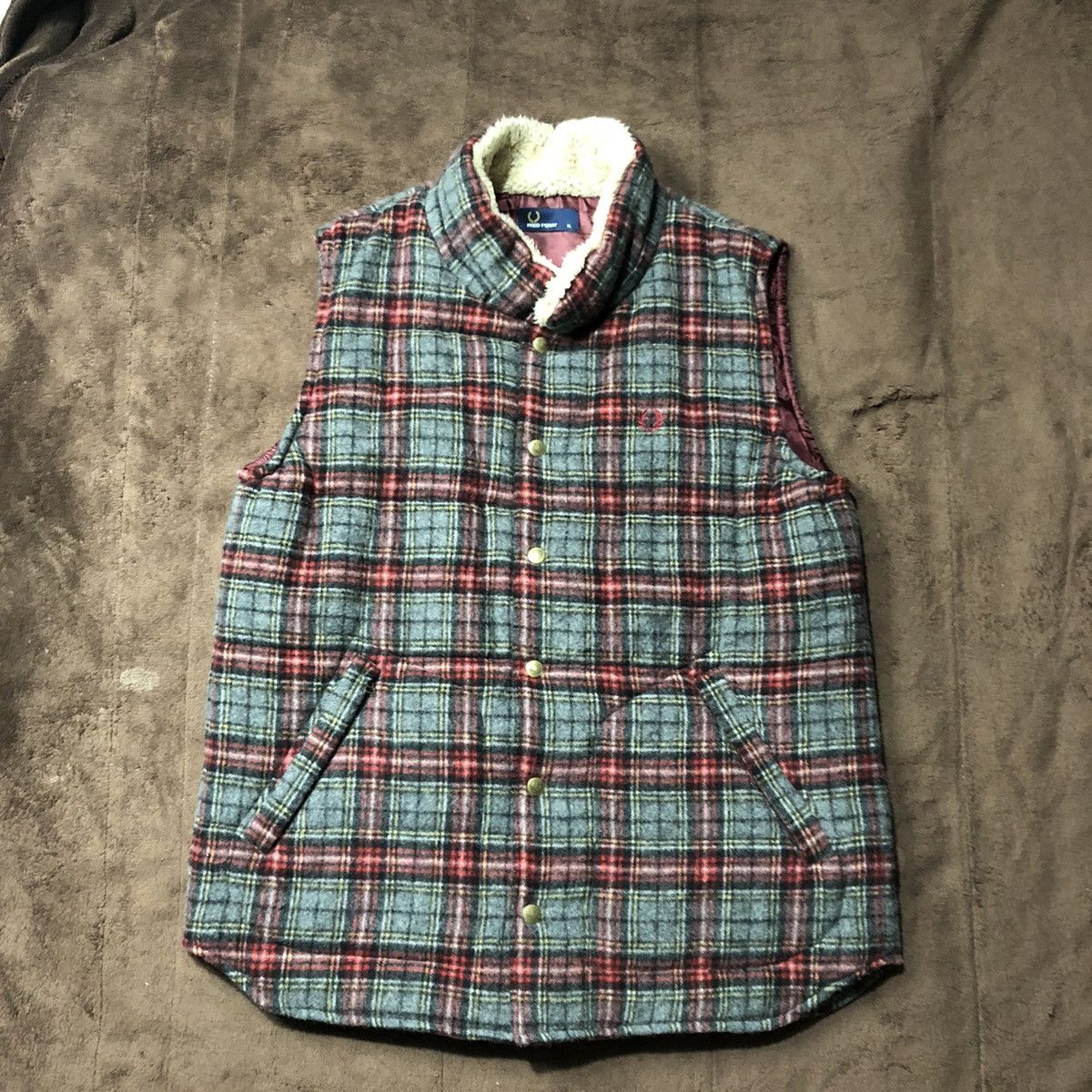 Fred Perry Vintage Fred Perry Wool Jacket Size US L / EU 52-54 / 3 - 1 Thumbnail