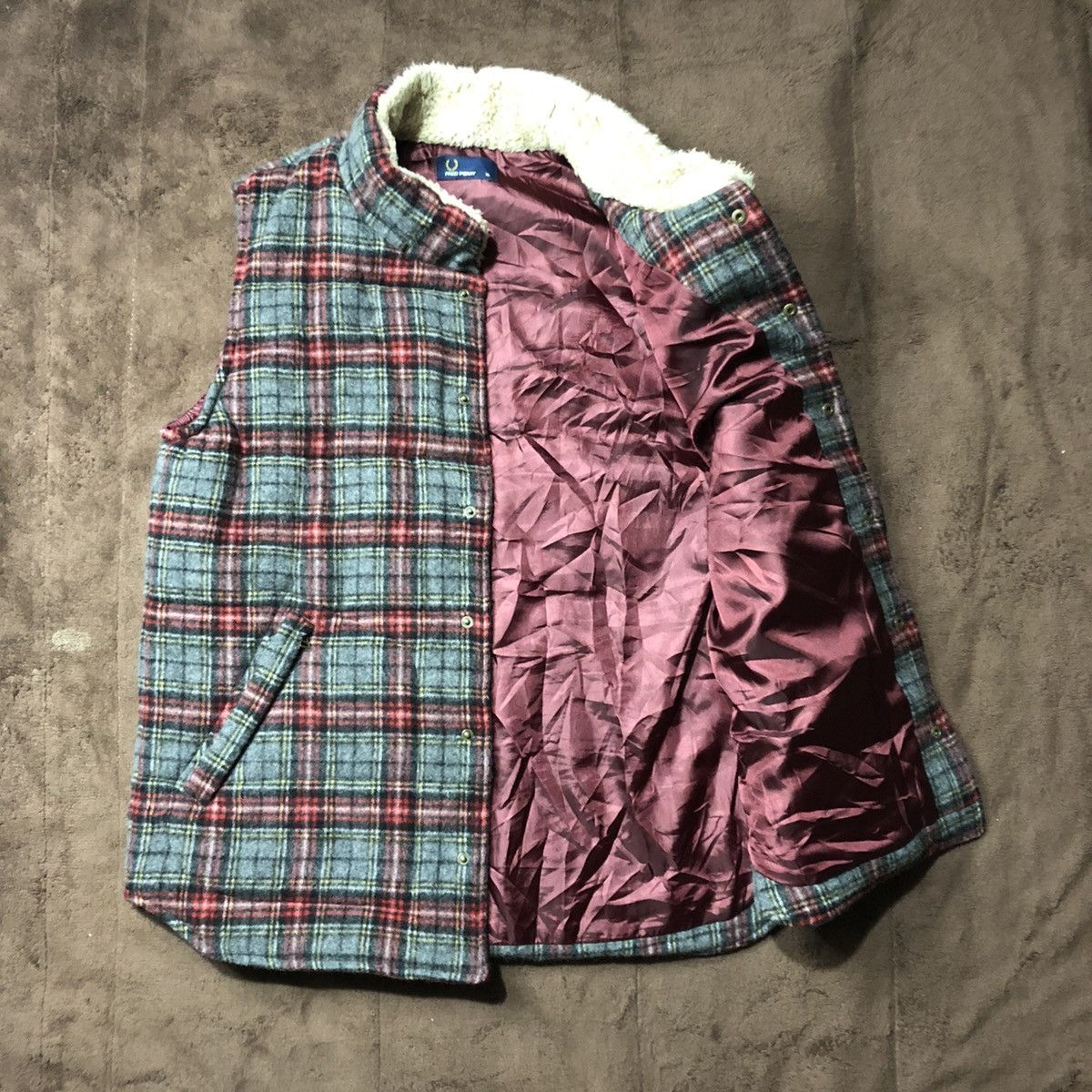 Fred Perry Vintage Fred Perry Wool Jacket Size US L / EU 52-54 / 3 - 3 Thumbnail