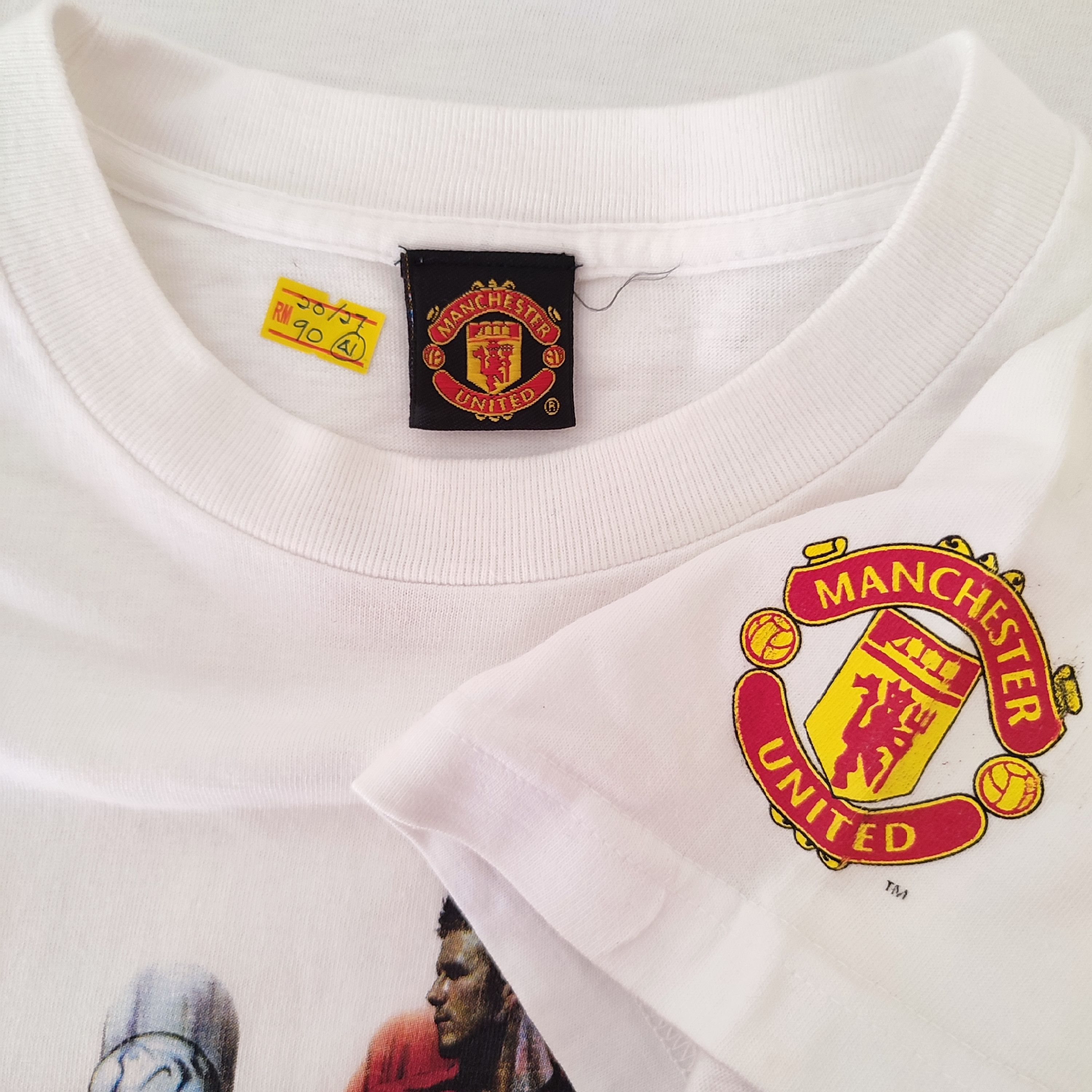 David Beckham × Vintage David Beckham Manchester United Football Tshirt Size US M / EU 48-50 / 2 - 3 Thumbnail