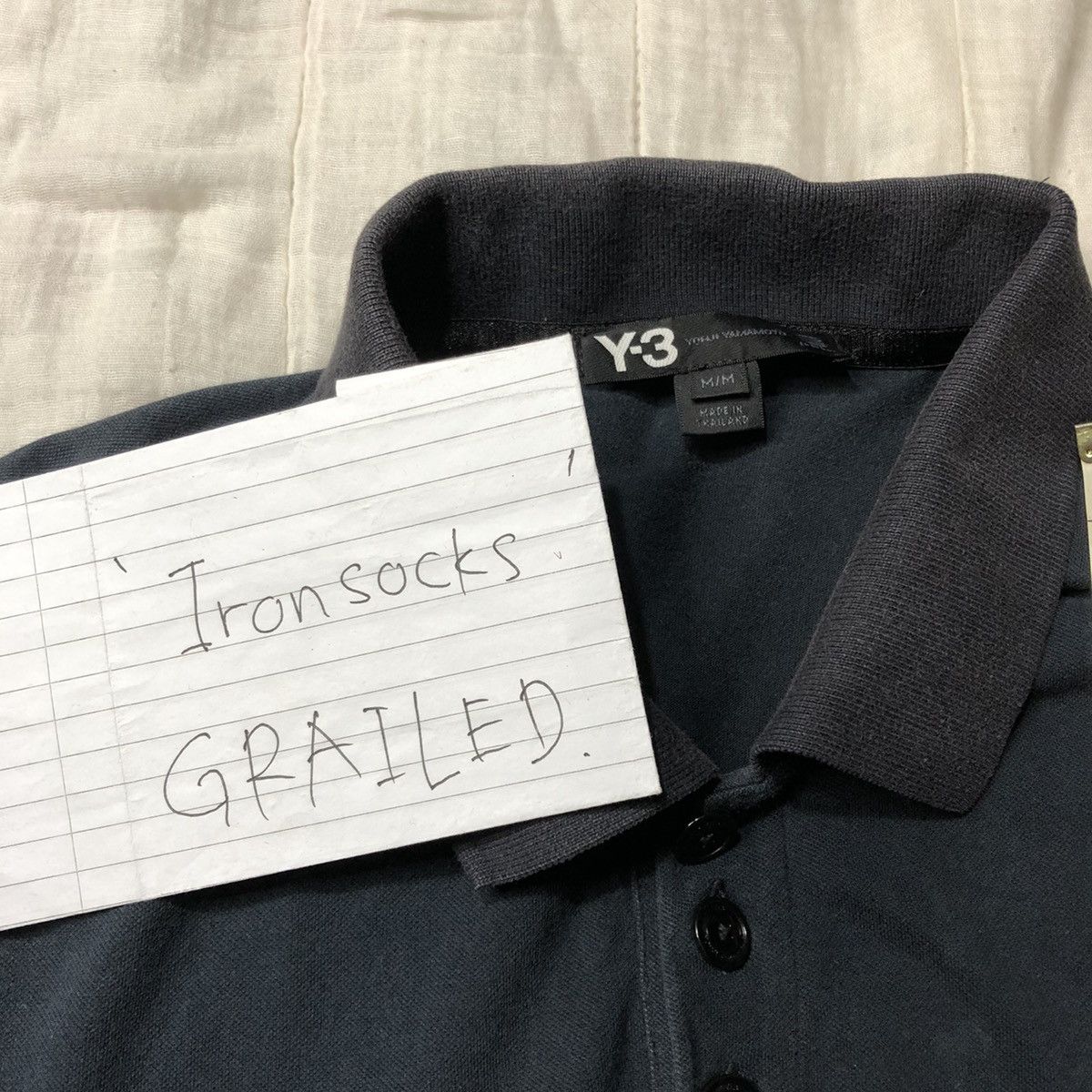 Yohji Yamamoto Y-3 Yohji Yamamoto Adidas Shirt Size US M / EU 48-50 / 2 - 11 Thumbnail