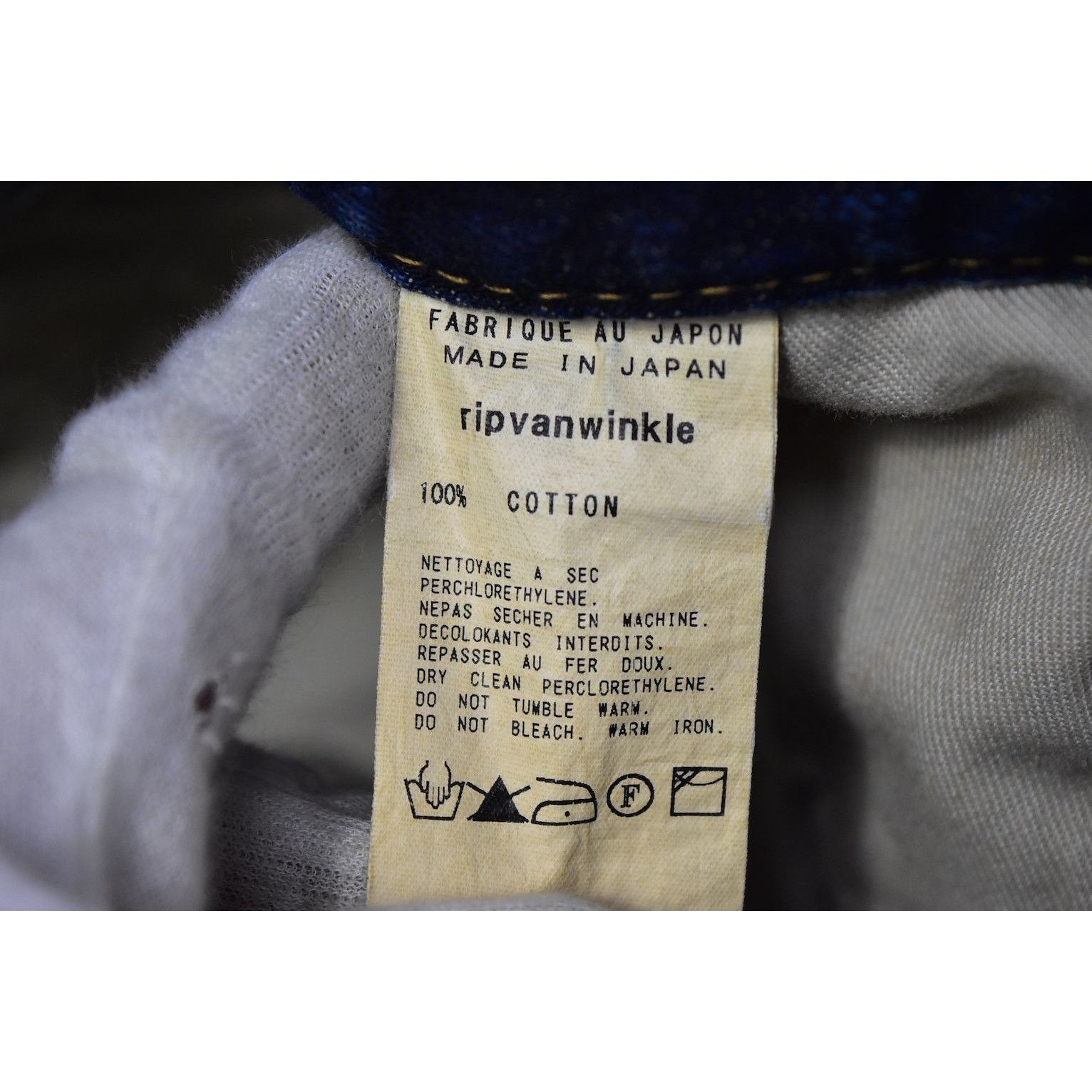 Japanese Brand × RIPVANWINKLE standard denim pants 29233 - 866 50 Size US 30 / EU 46 - 4 Thumbnail