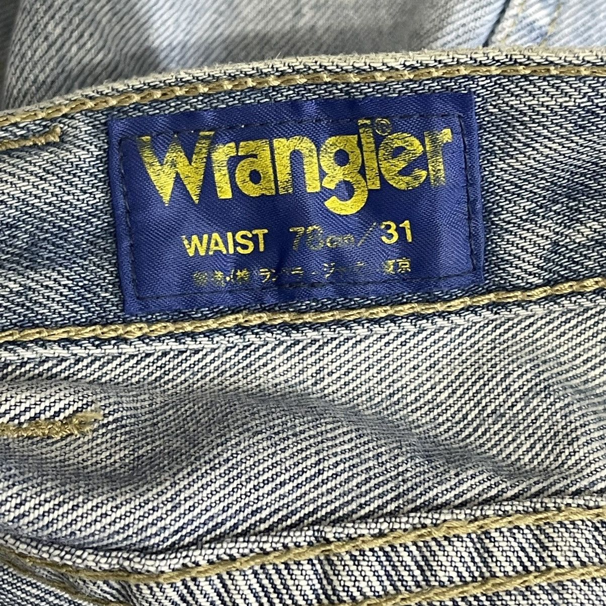 Other Vintage 90s Wrangler Distressed Faded Blue Jeans 28x28.5 Size US 28 / EU 44 - 16 Thumbnail
