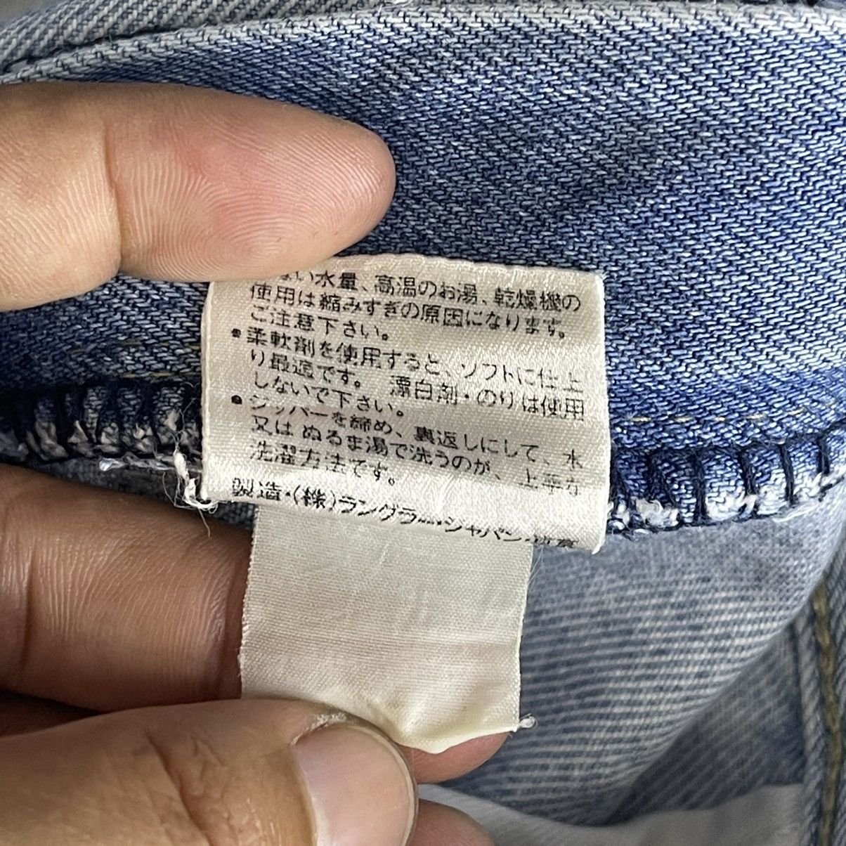 Other Vintage 90s Wrangler Distressed Faded Blue Jeans 28x28.5 Size US 28 / EU 44 - 18 Thumbnail
