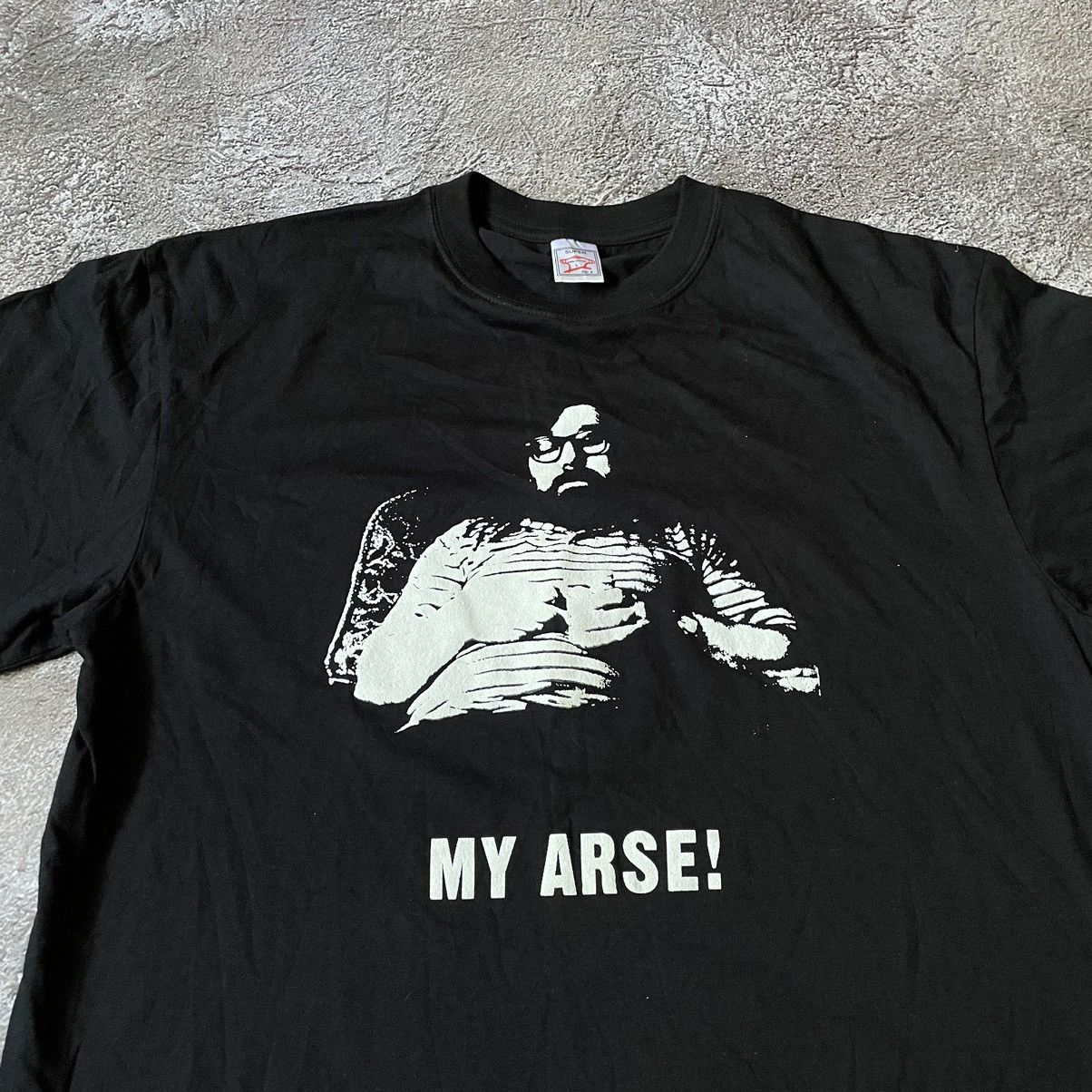 Vintage Vintage Y2K Graphic Tee Humor Slogan Punk Oversized Black L Size US L / EU 52-54 / 3 - 5 Thumbnail