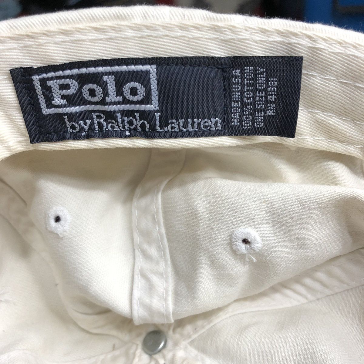 Polo Ralph Lauren Vintage Polo Ralph Lauren Made In USA Cap Size ONE SIZE - 8 Thumbnail