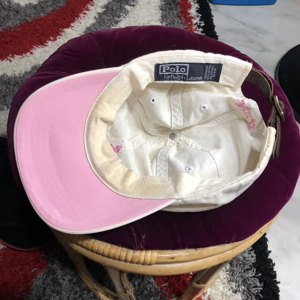 Polo Ralph Lauren Vintage Polo Ralph Lauren Made In USA Cap Size ONE SIZE - 7 Thumbnail