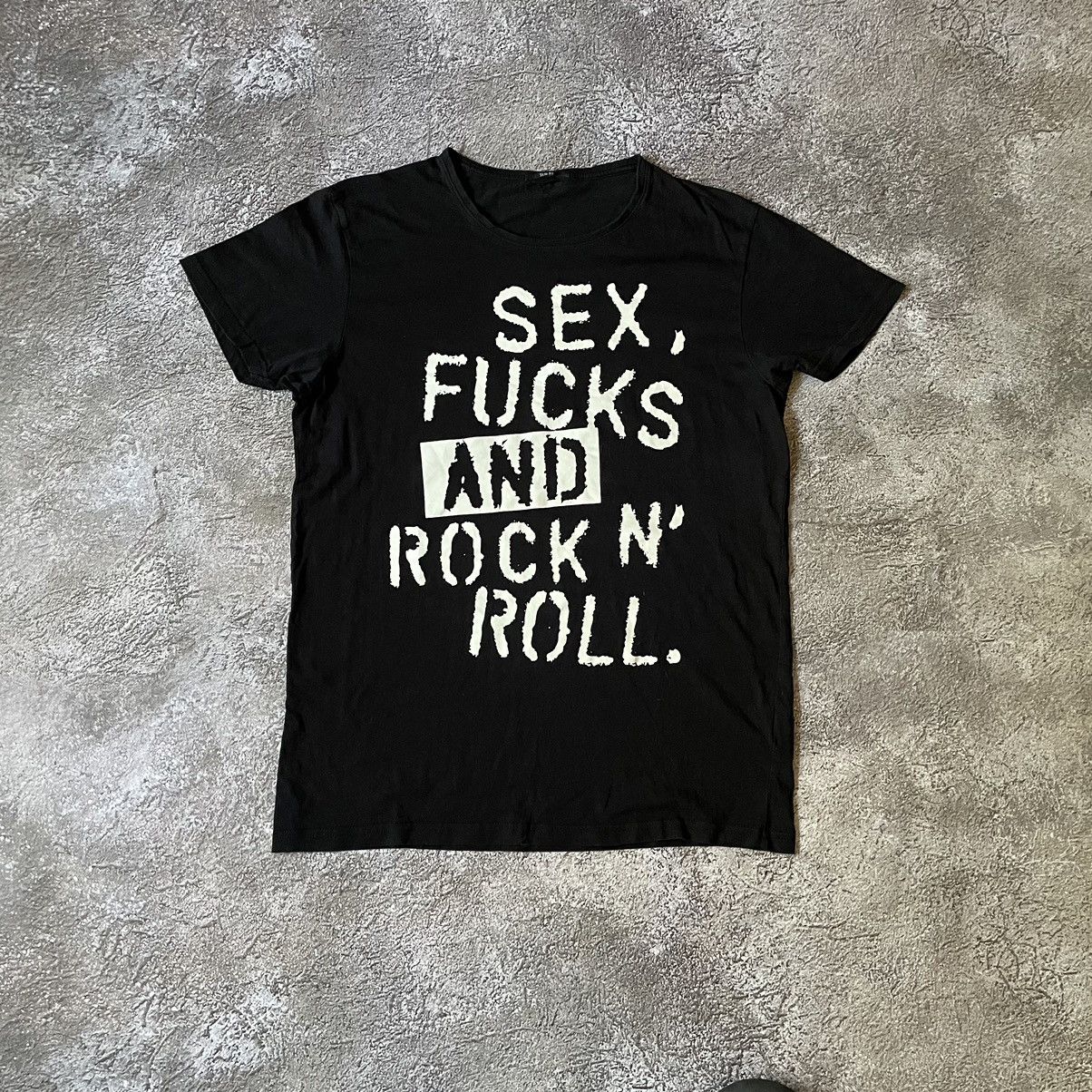 Vintage Y2K Vintage Graphic Tee Slogan Print Punk Streetwear Baggy M Size US M / EU 48-50 / 2 - 2 Thumbnail