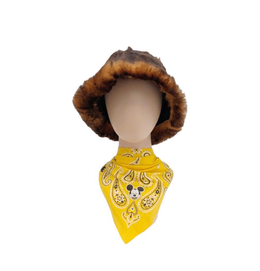Vintage 🔥Circa 80’s 🔥vtg rabbit fur bucket hat Size ONE SIZE - 10 Thumbnail