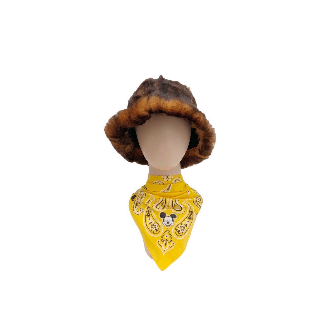 Vintage 🔥Circa 80’s 🔥vtg rabbit fur bucket hat Size ONE SIZE - 4 Thumbnail