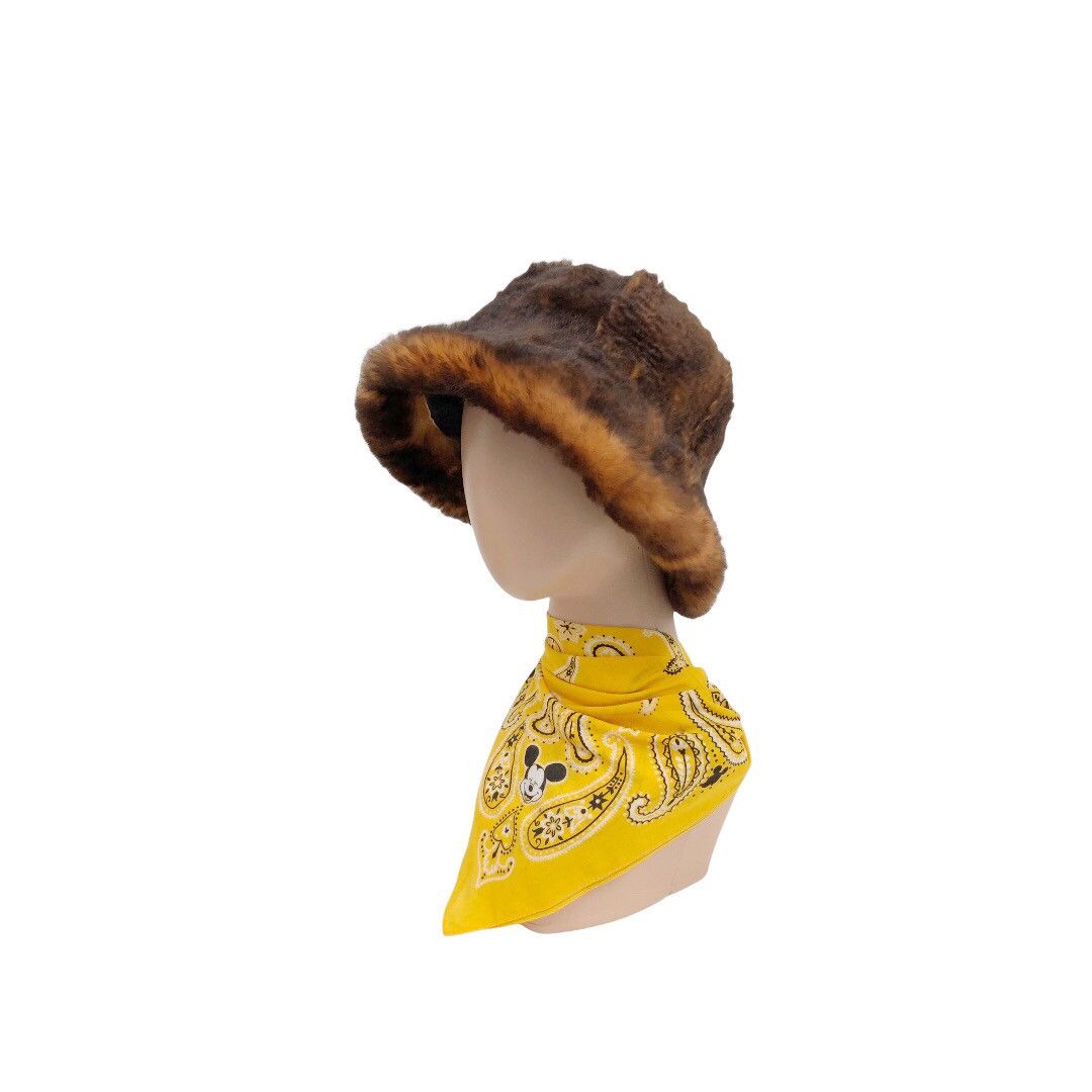 Vintage 🔥Circa 80’s 🔥vtg rabbit fur bucket hat Size ONE SIZE - 9 Thumbnail