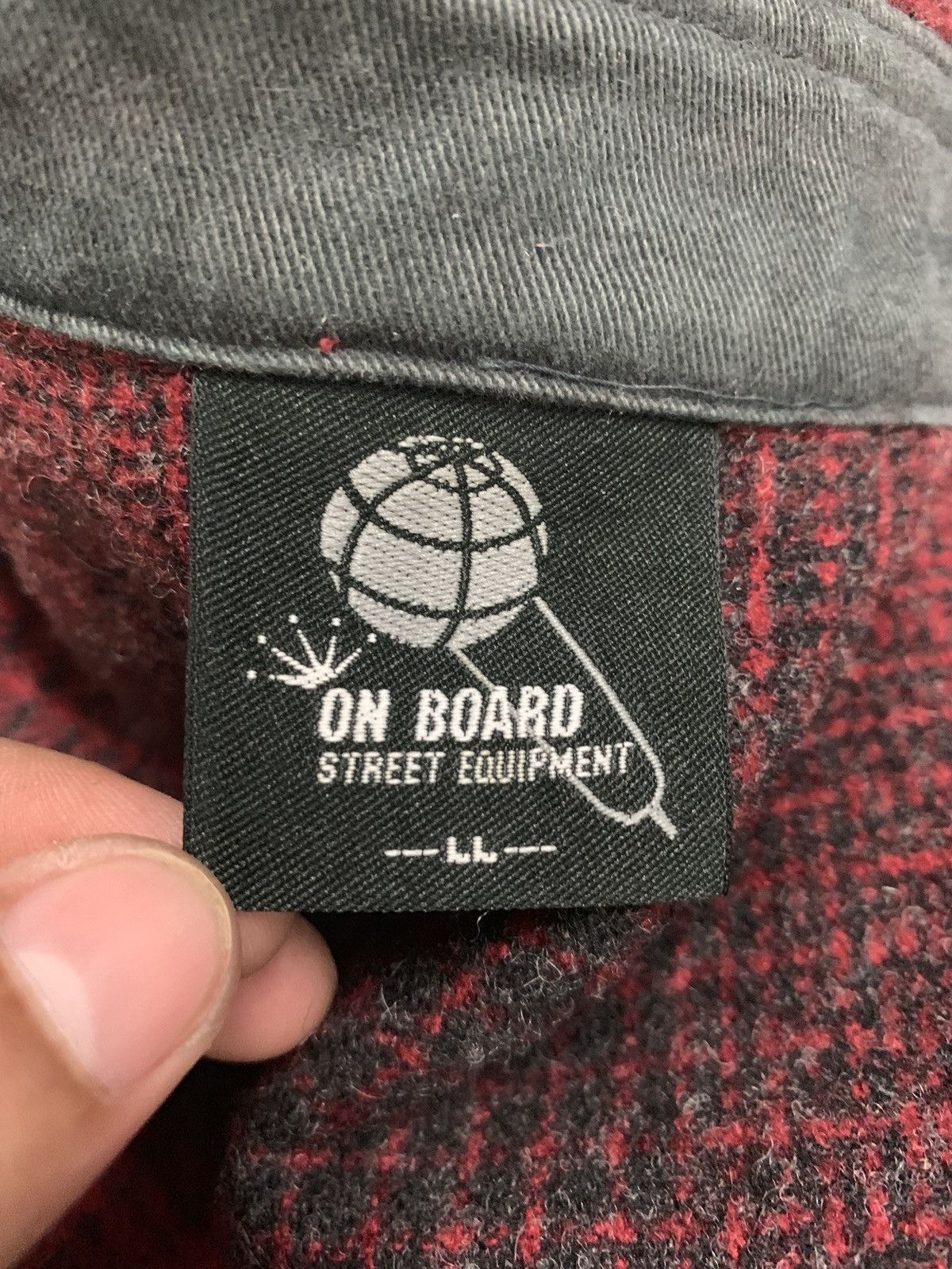Flannel 🇯🇵 Japanese Brand Shadow Plaid Flannel Zipper Shirt Size US L / EU 52-54 / 3 - 6 Thumbnail