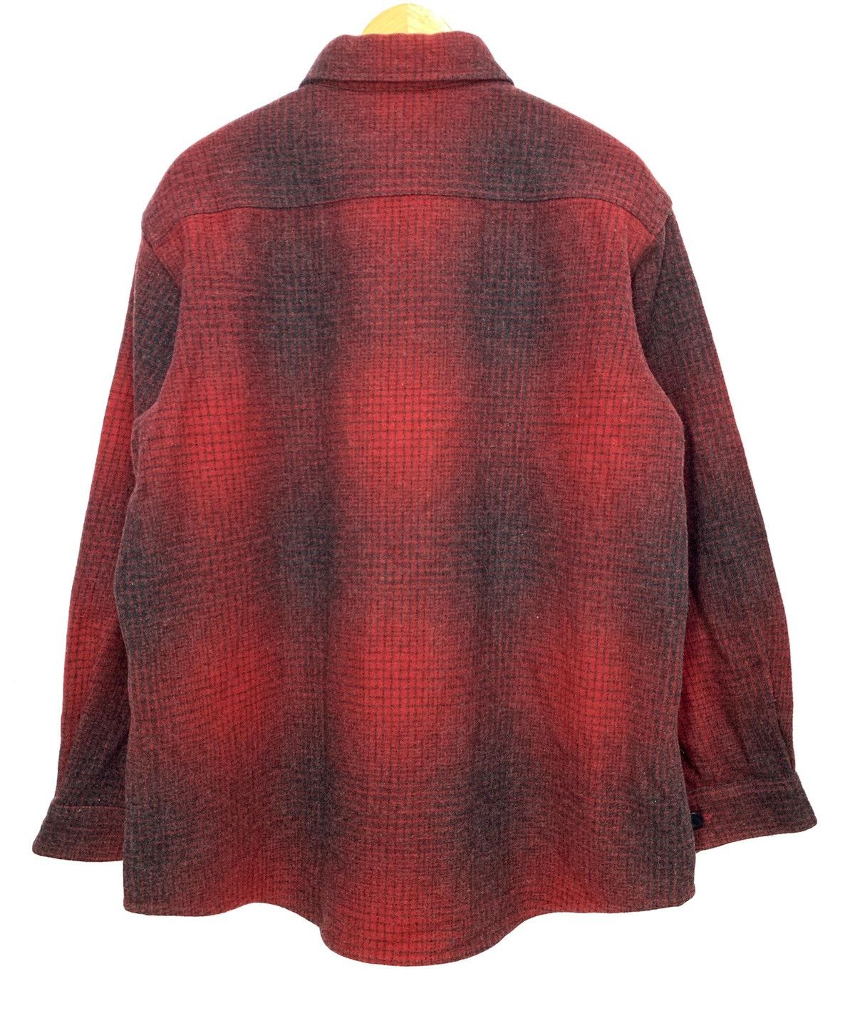 Flannel 🇯🇵 Japanese Brand Shadow Plaid Flannel Zipper Shirt Size US L / EU 52-54 / 3 - 2 Thumbnail