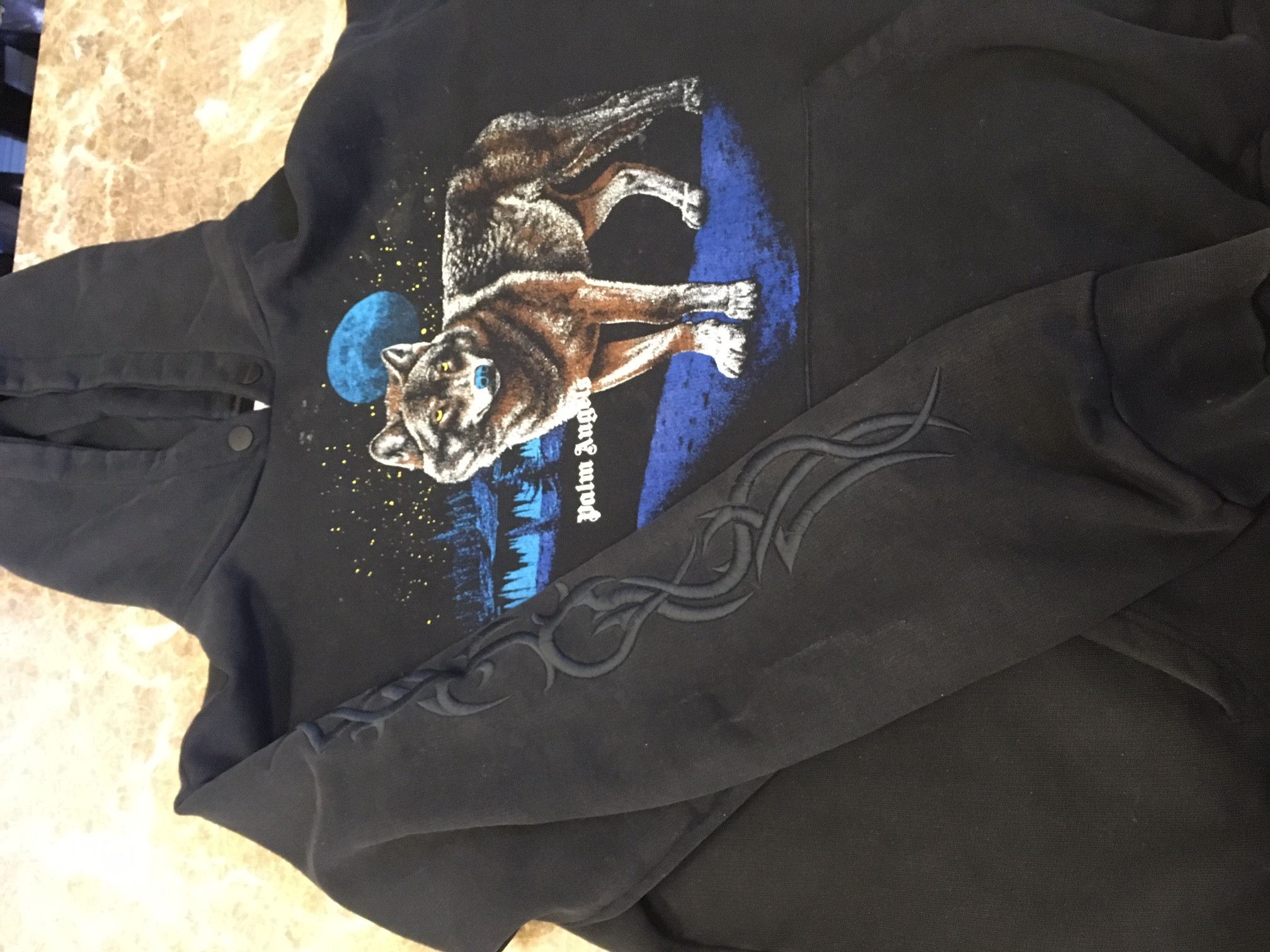 Palm Angels Palm Angels Wolf Hoodie Grailed