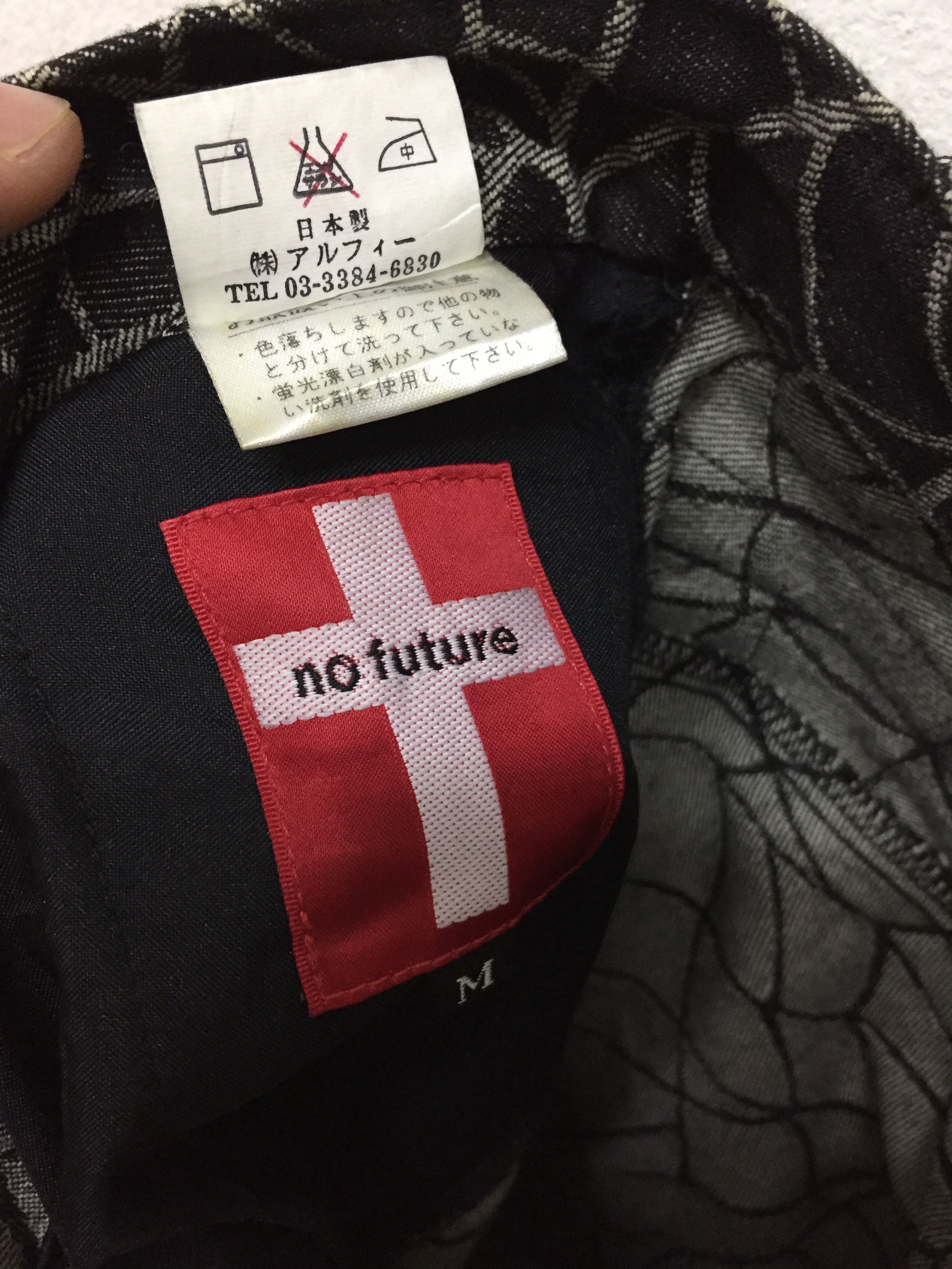A.F.F.A. × Japanese Brand × No Future spiderweb Bondage Short undercover Size US 29 - 11 Thumbnail