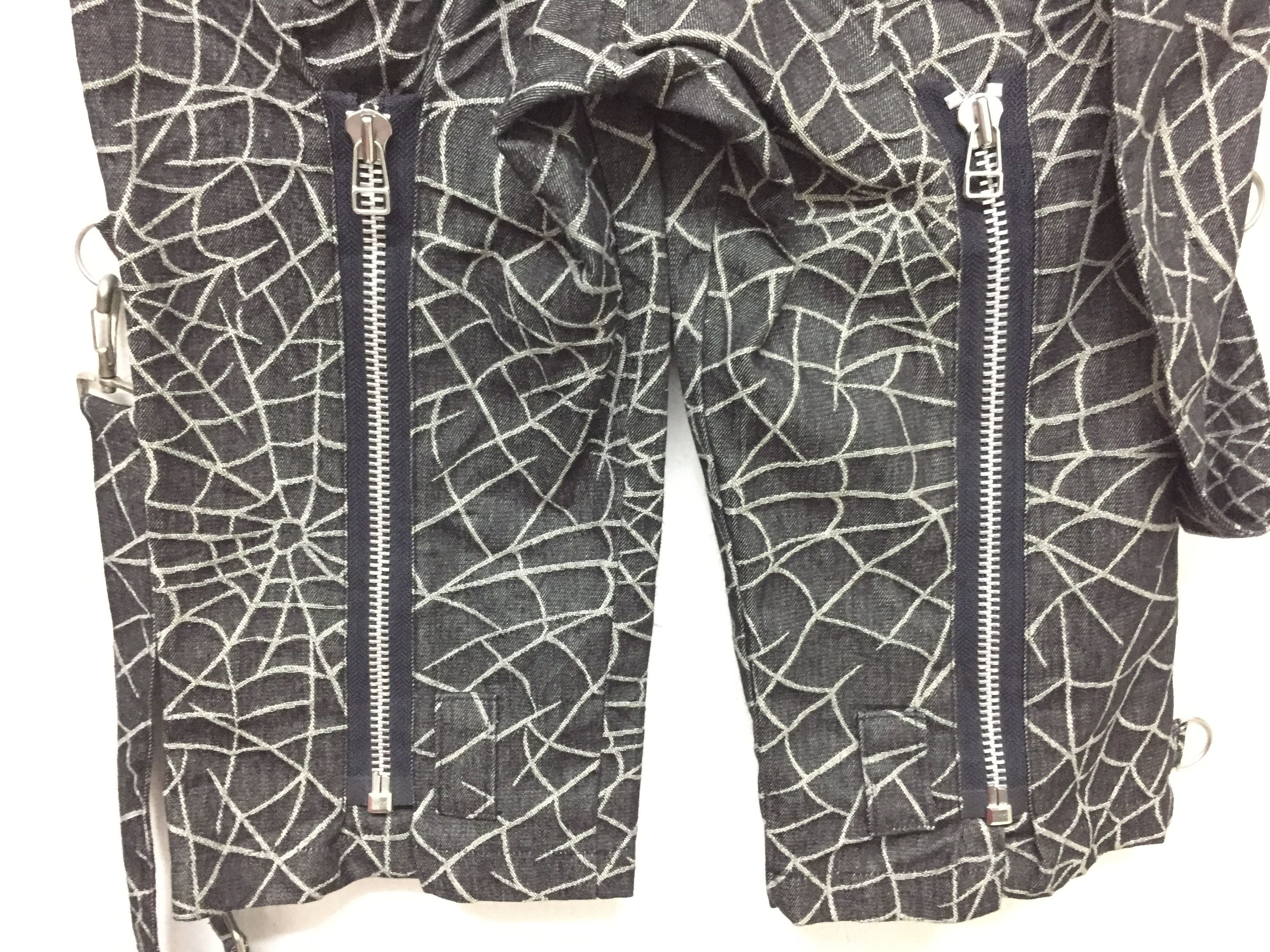 A.F.F.A. × Japanese Brand × No Future spiderweb Bondage Short undercover Size US 29 - 8 Thumbnail