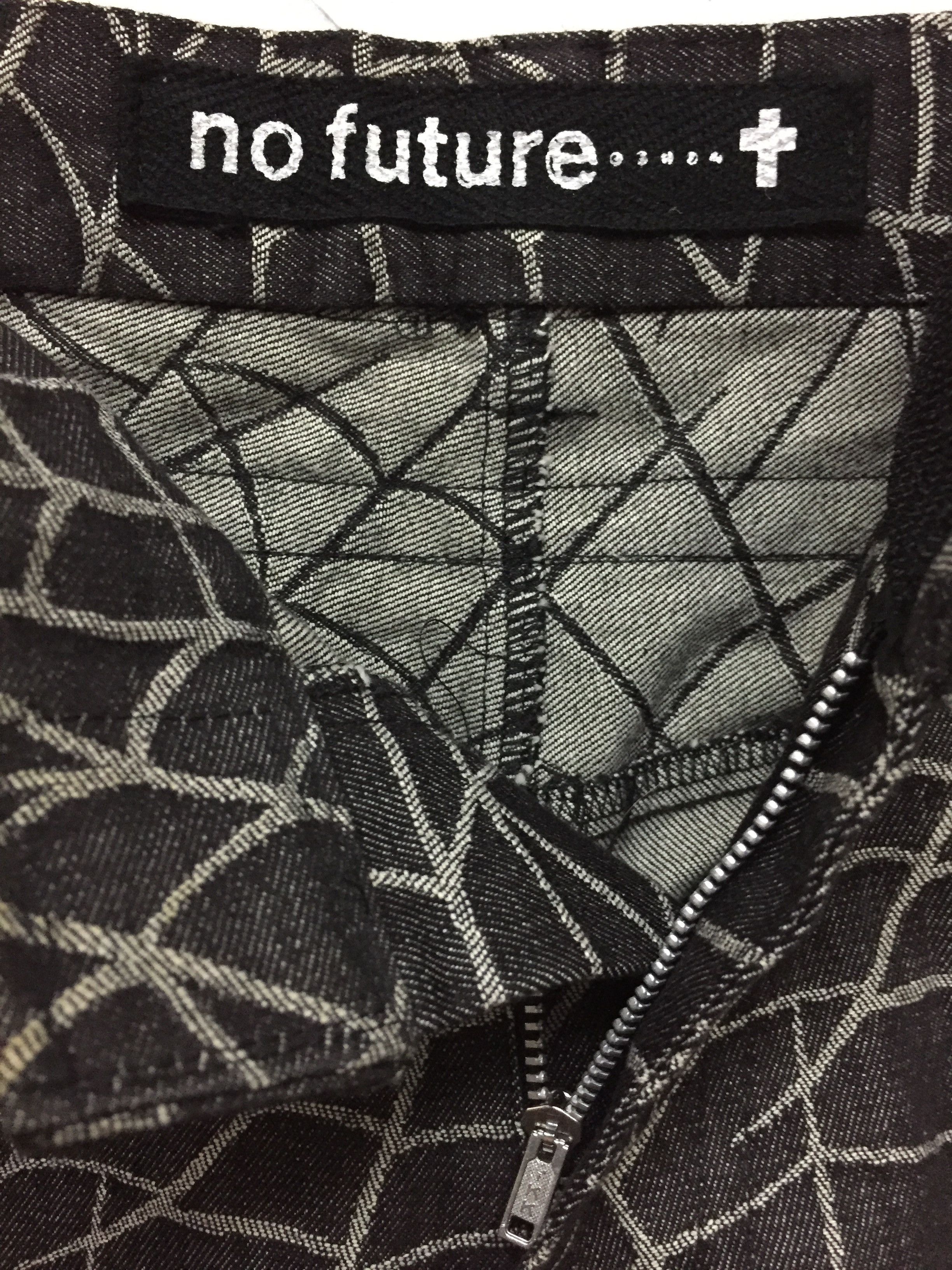 A.F.F.A. × Japanese Brand × No Future spiderweb Bondage Short undercover Size US 29 - 10 Thumbnail