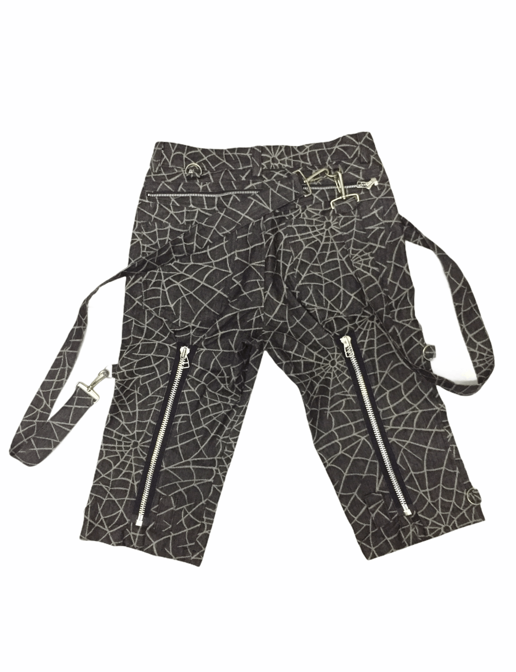 A.F.F.A. × Japanese Brand × No Future spiderweb Bondage Short undercover Size US 29 - 5 Thumbnail