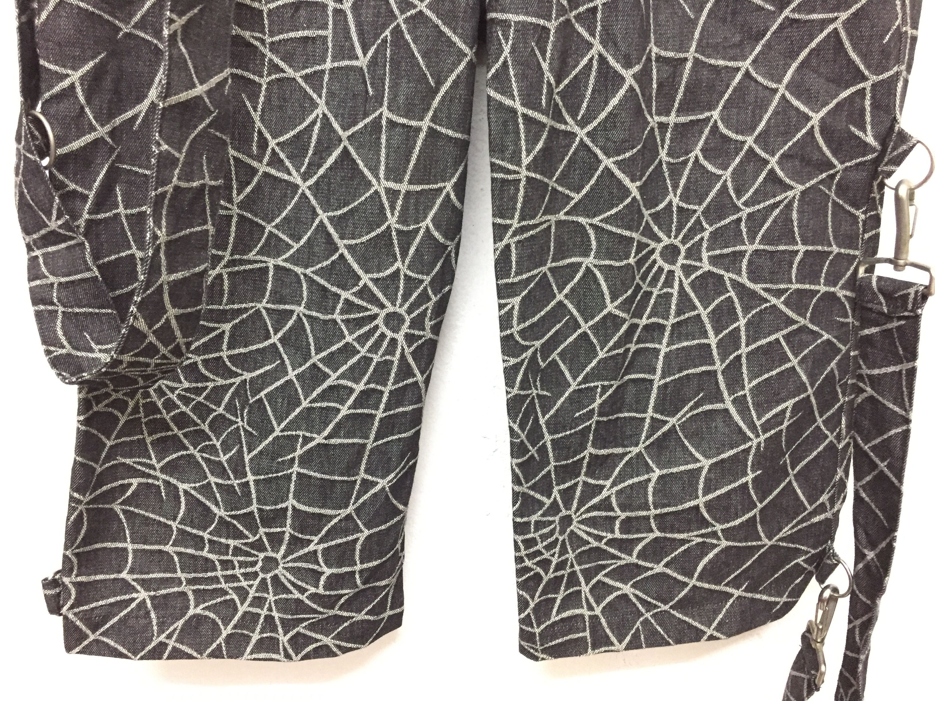 A.F.F.A. × Japanese Brand × No Future spiderweb Bondage Short undercover Size US 29 - 3 Thumbnail