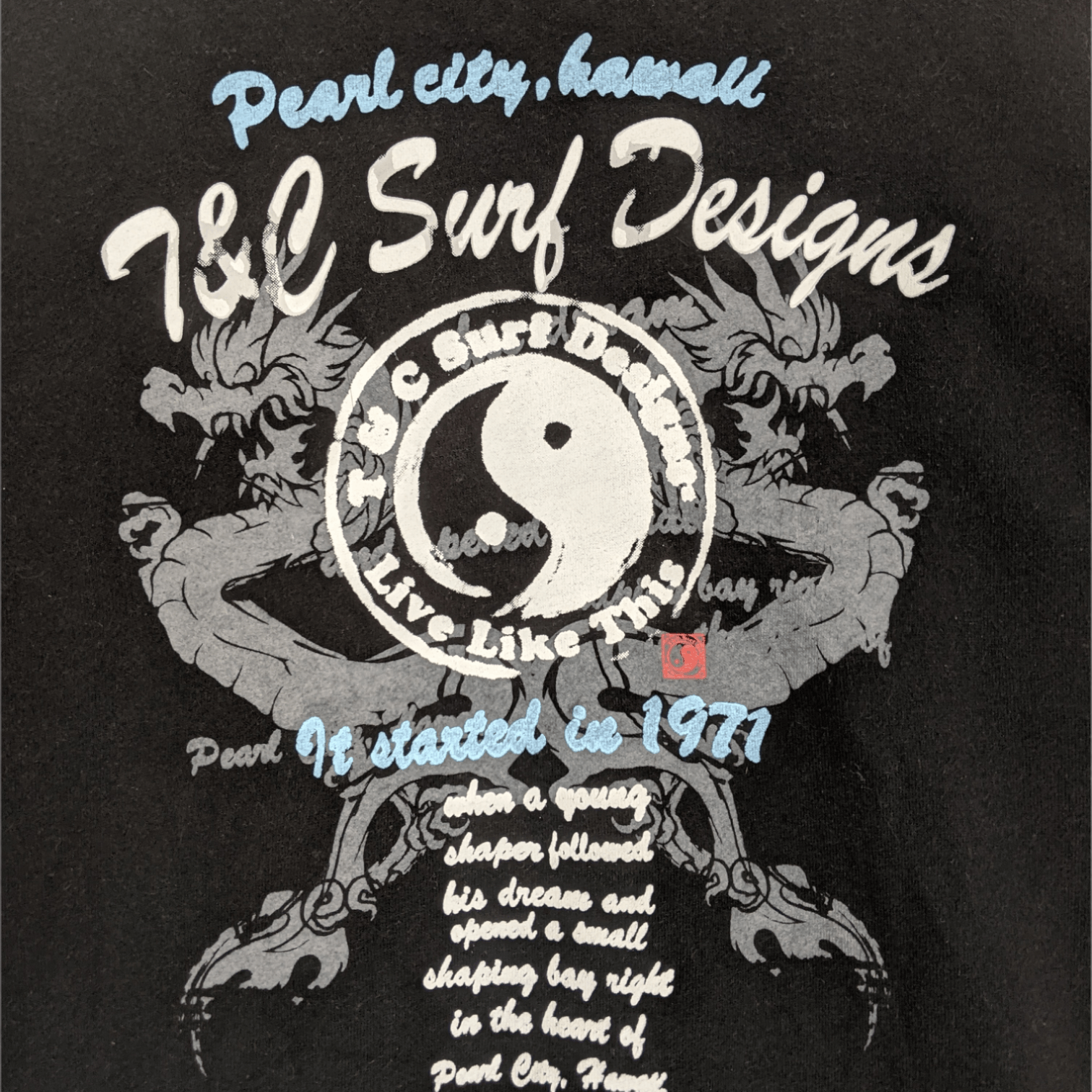 Japanese Brand T&C Surf Designs Hawaii Dragon Jumper Sweatshirt Size US L / EU 52-54 / 3 - 6 Thumbnail