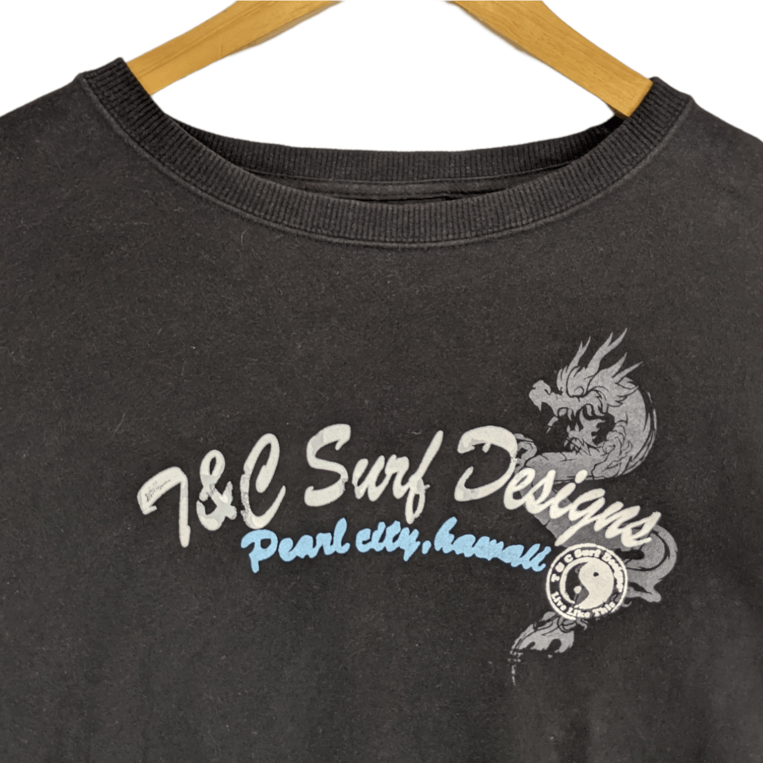 Japanese Brand T&C Surf Designs Hawaii Dragon Jumper Sweatshirt Size US L / EU 52-54 / 3 - 3 Thumbnail
