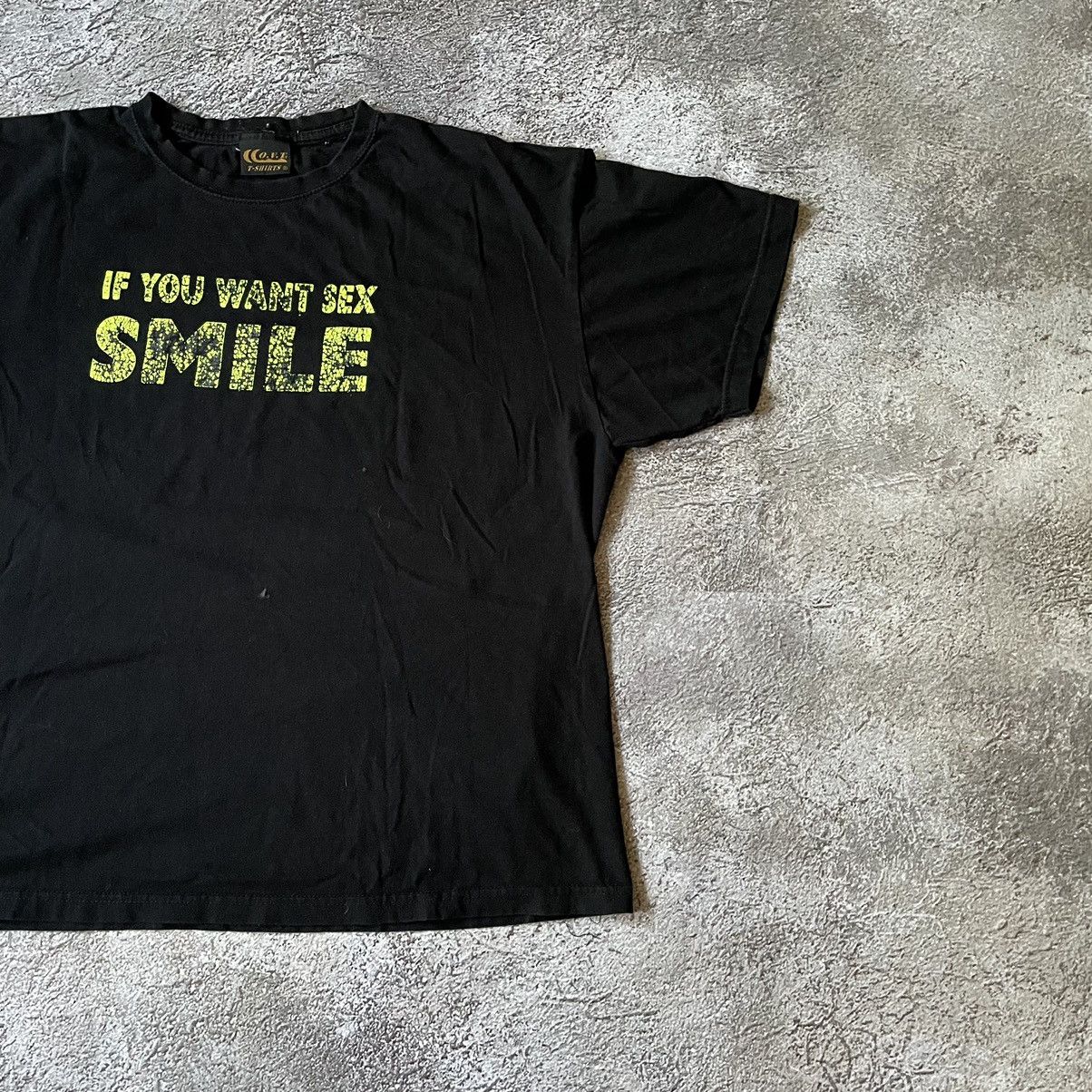 Vintage Vintage Y2K Graphic Tee Sun Faded Slogan Streetwear Baggy M Size US M / EU 48-50 / 2 - 3 Thumbnail